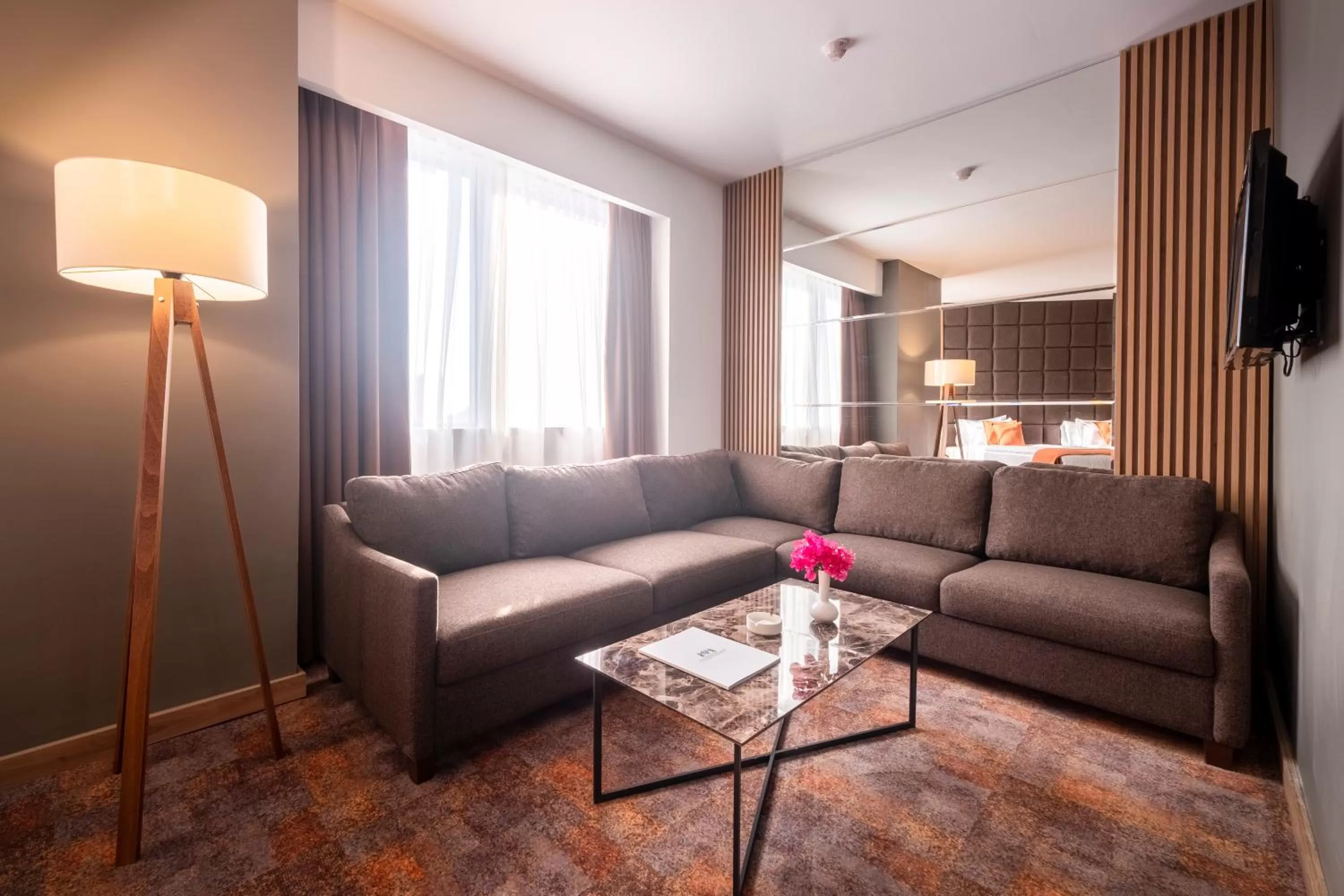 Seating area in Grand Sapphire City Hotel