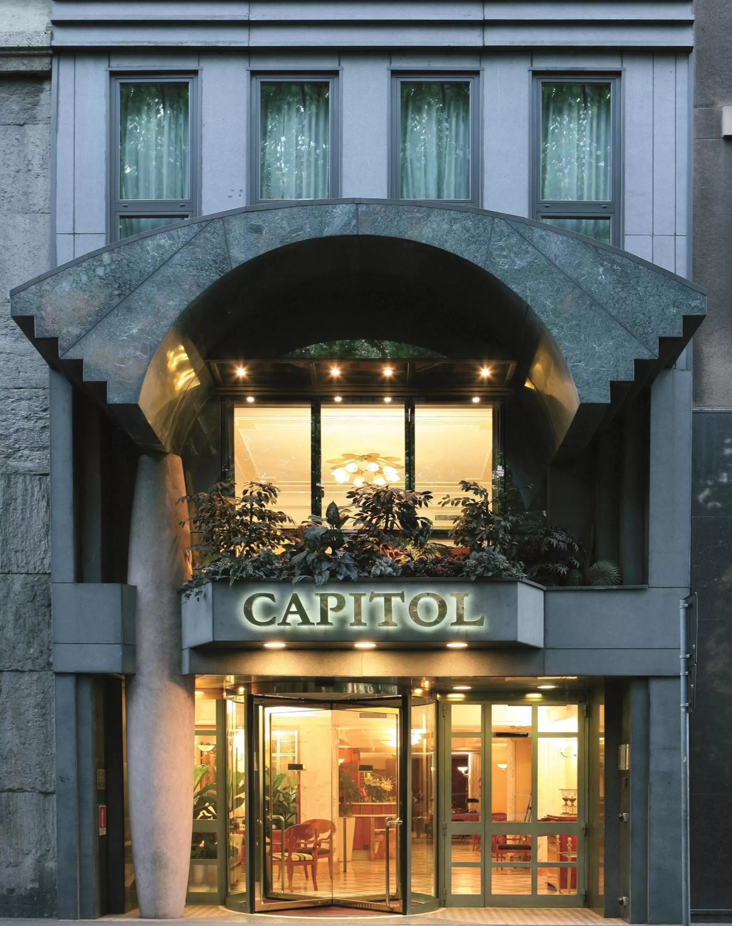 Facade/entrance in Hotel Capitol Milano