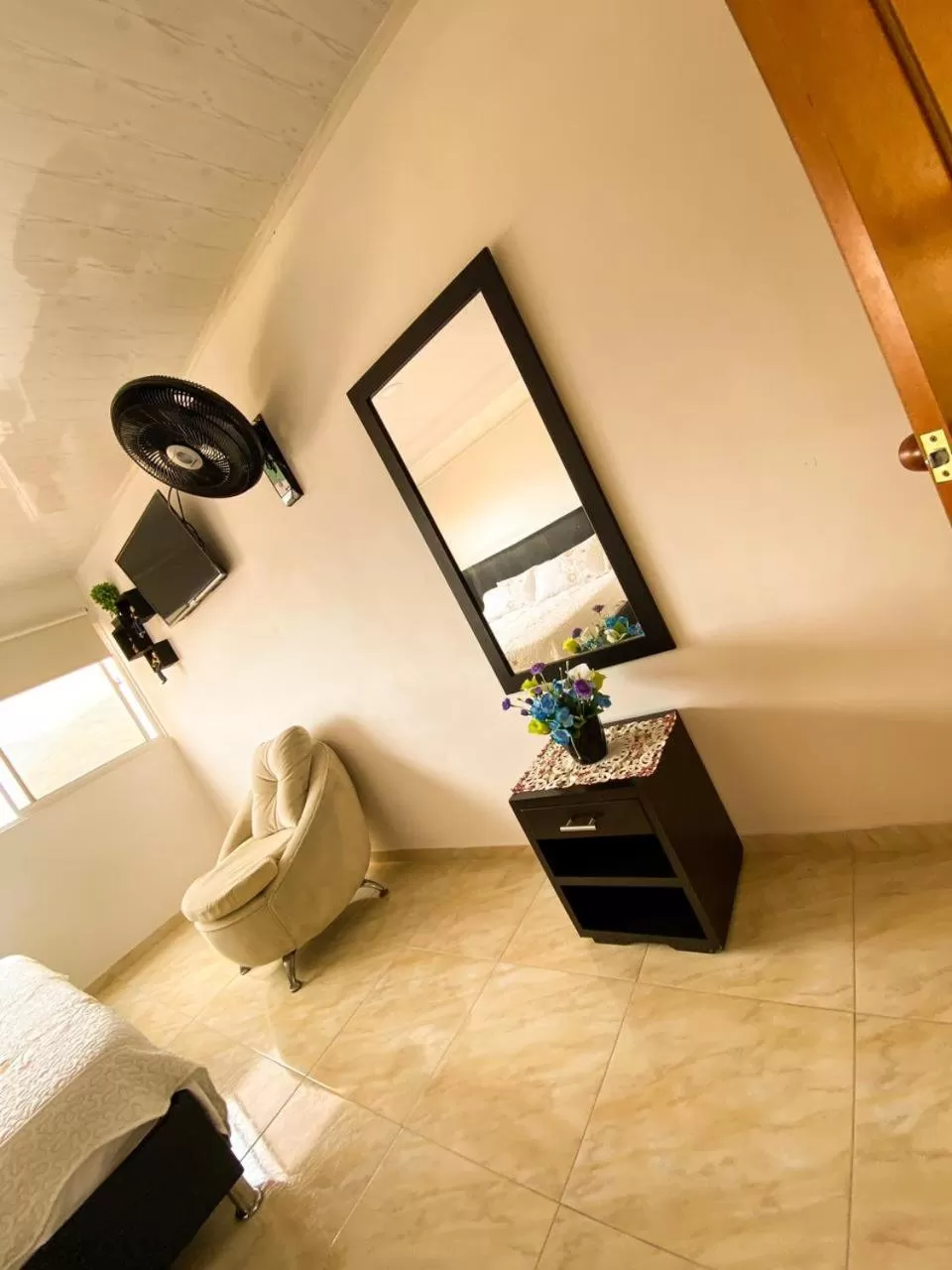 TV and multimedia, Seating Area in Hotel Mirador de Santa Bárbara