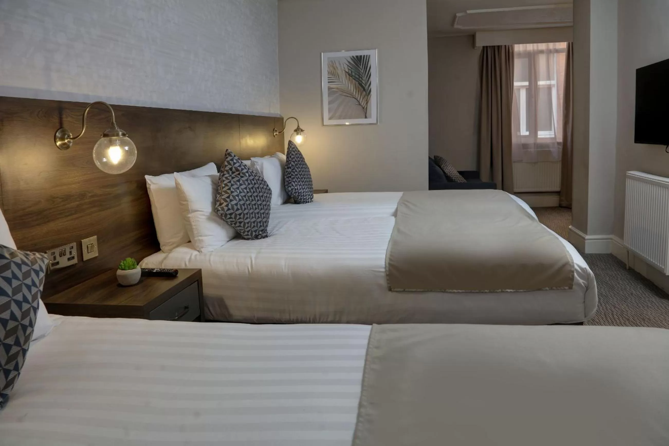 Bedroom, Bed in Trafford Hall Hotel Manchester, Trademark Collection by Wyndham