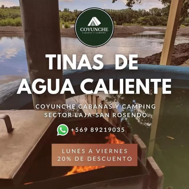 Property Logo/Sign in Coyunche Cabañas y Camping Laja & San Rosendo