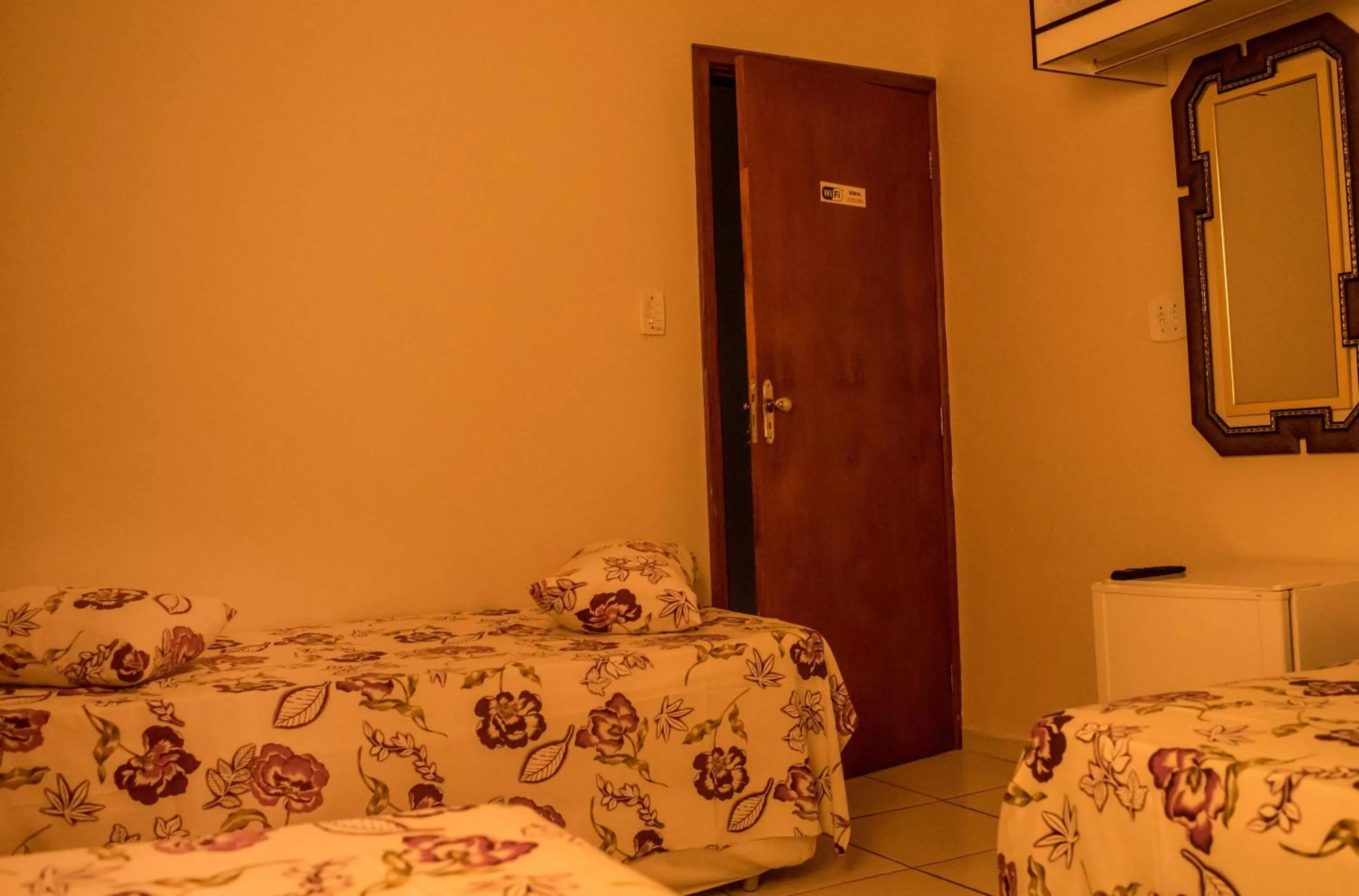 Bed in Pousada Rabake