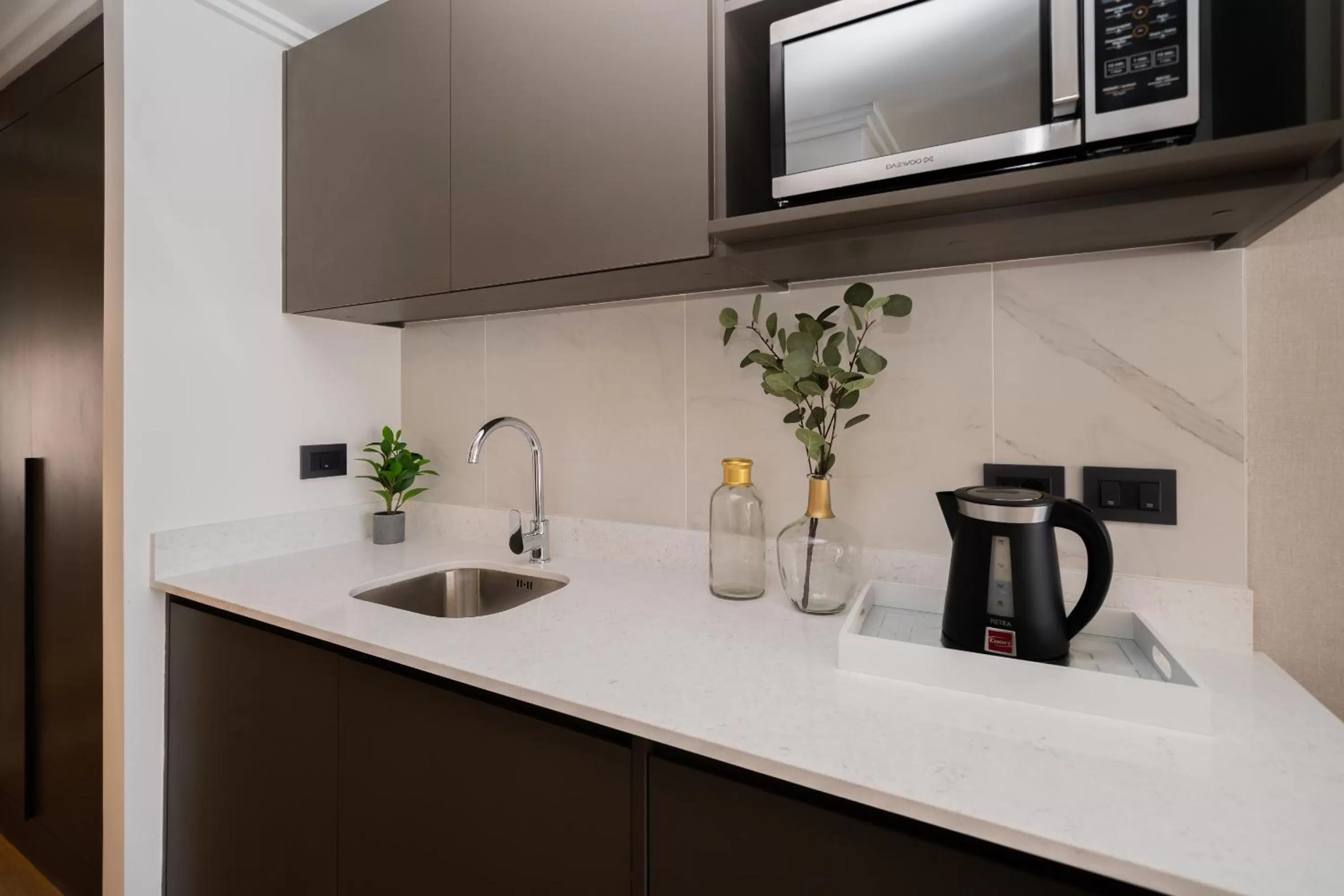 Kitchen or kitchenette in Hotel Solerios Mansa