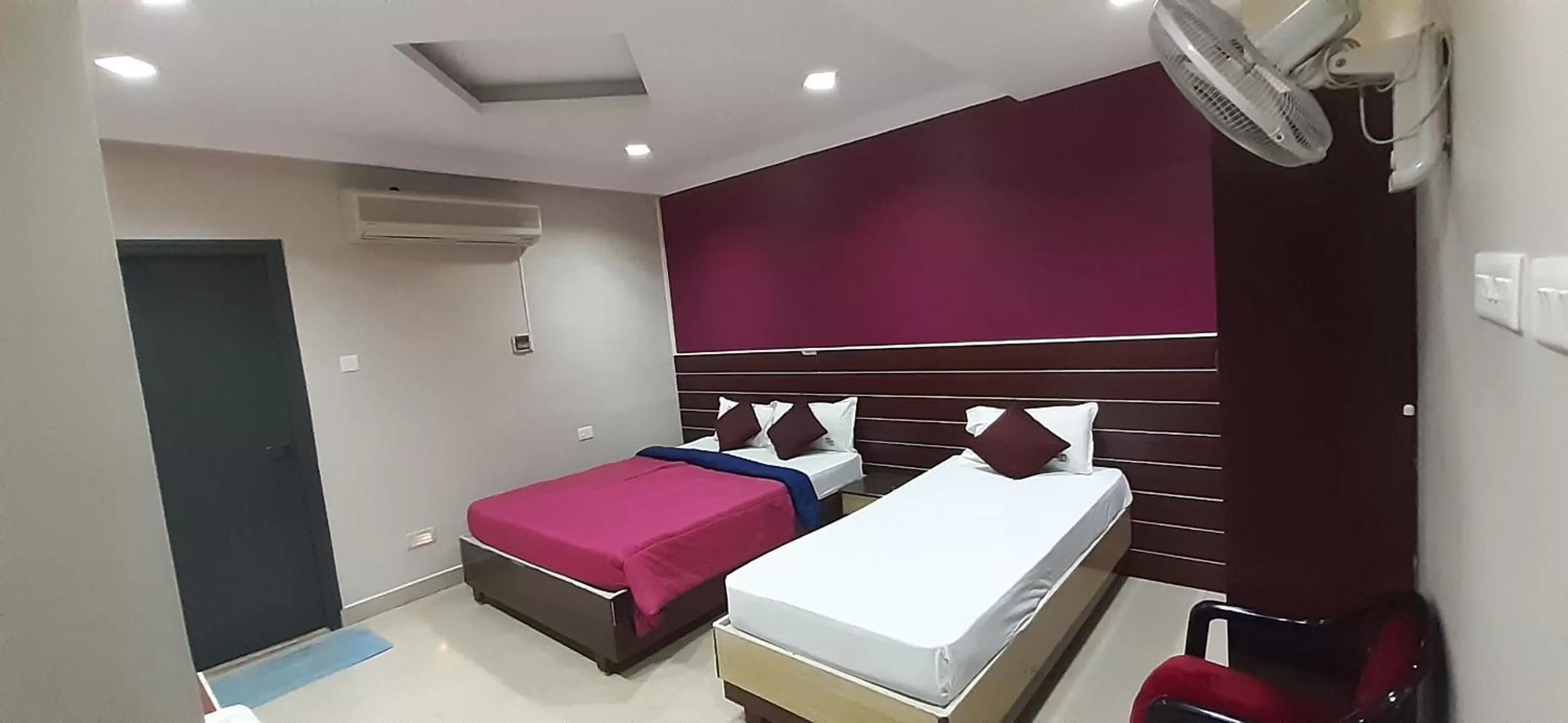 Photo of the whole room, Bed in A.S.K Residency