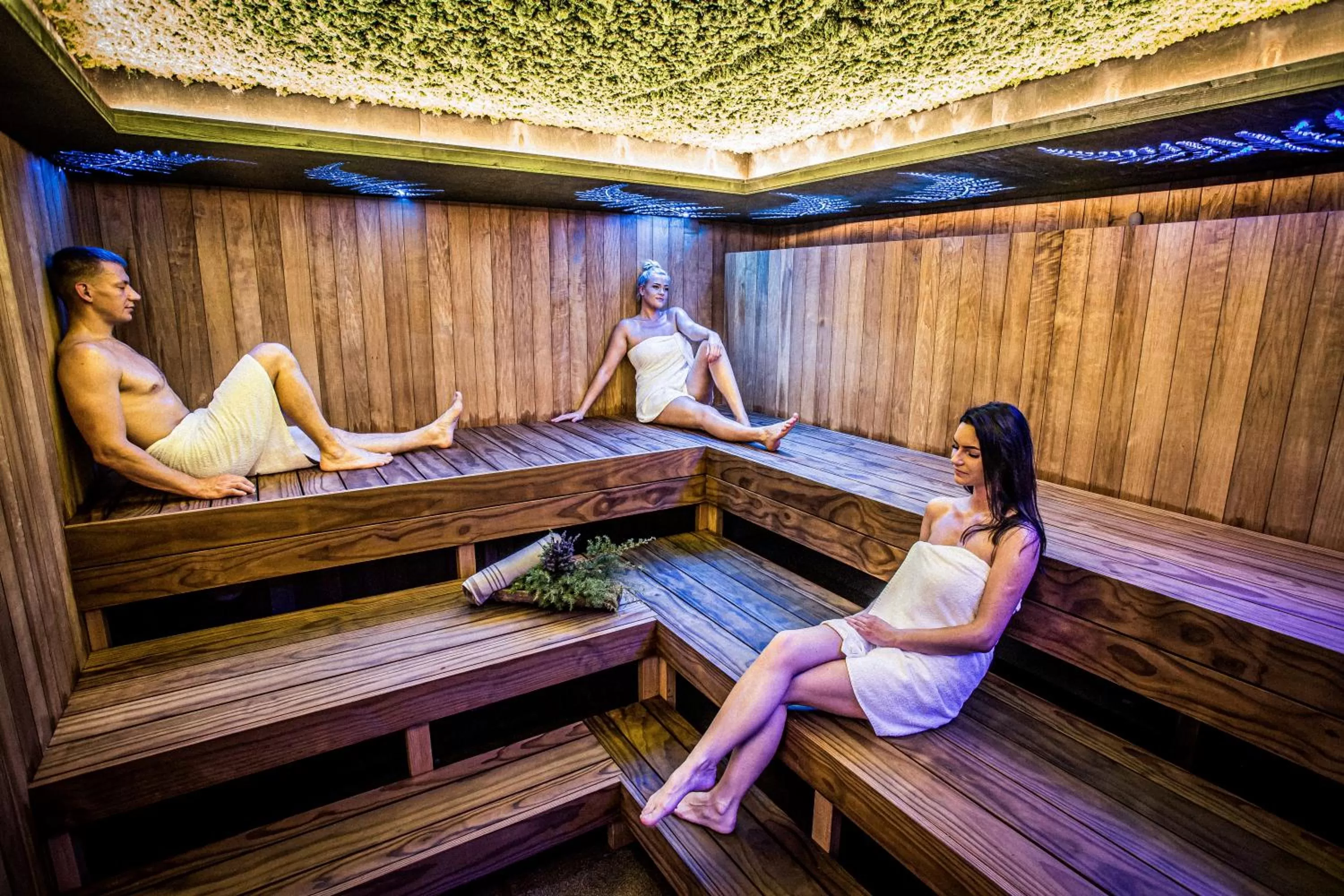 Sauna in Aqva Hotel & Spa