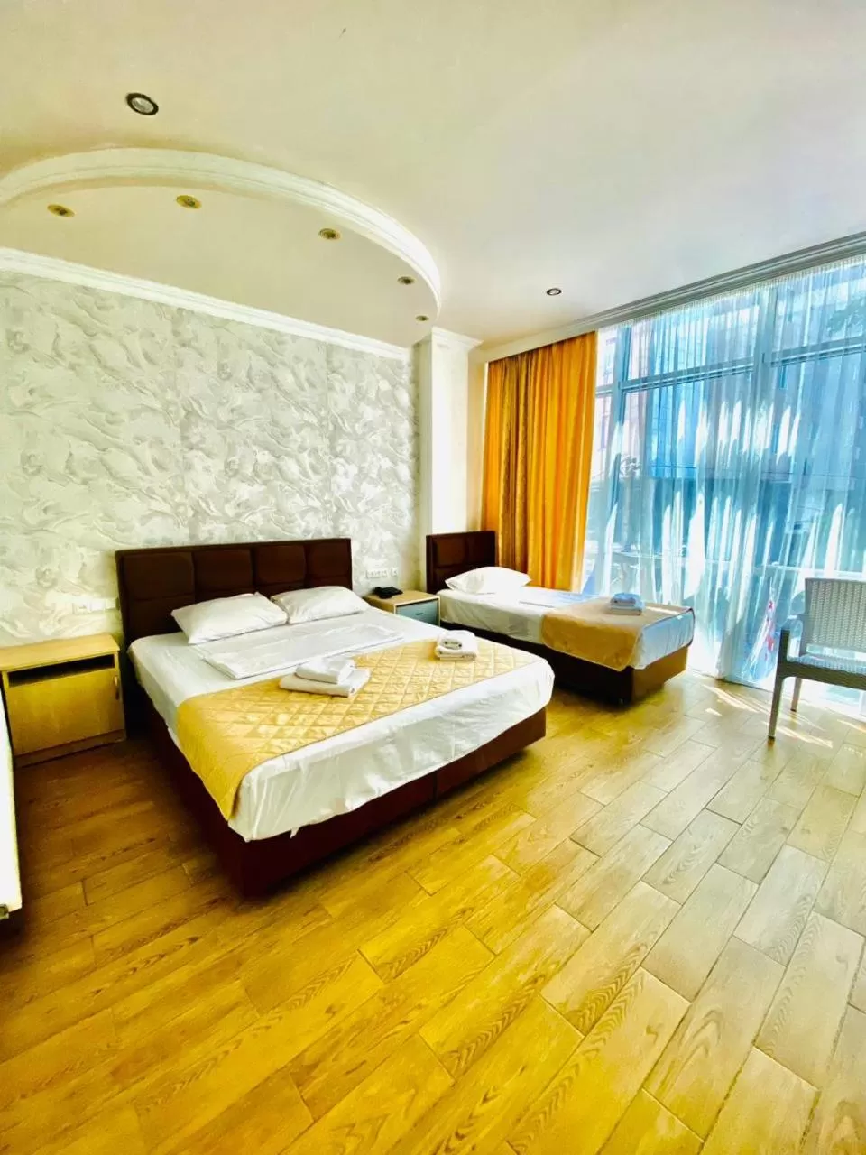 Bed in Hotel Royal Palace