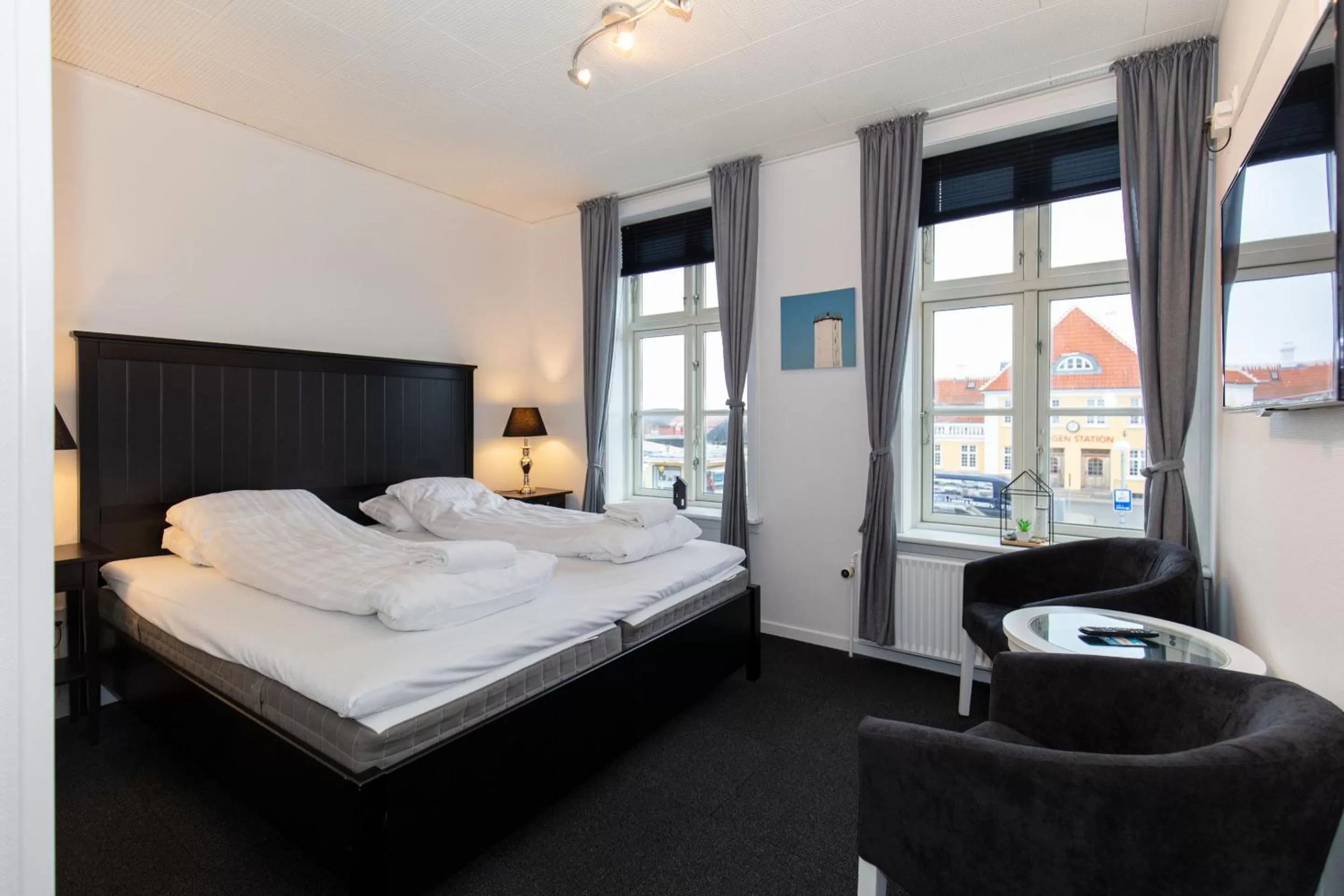 Bed in Skagen Hotel