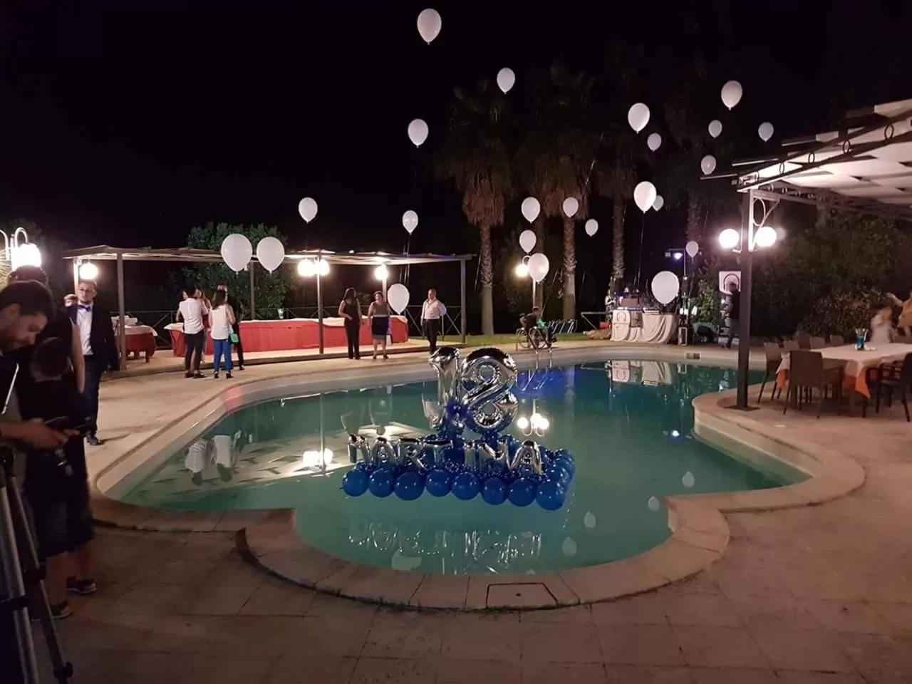 Swimming pool in B&B Lu Casale