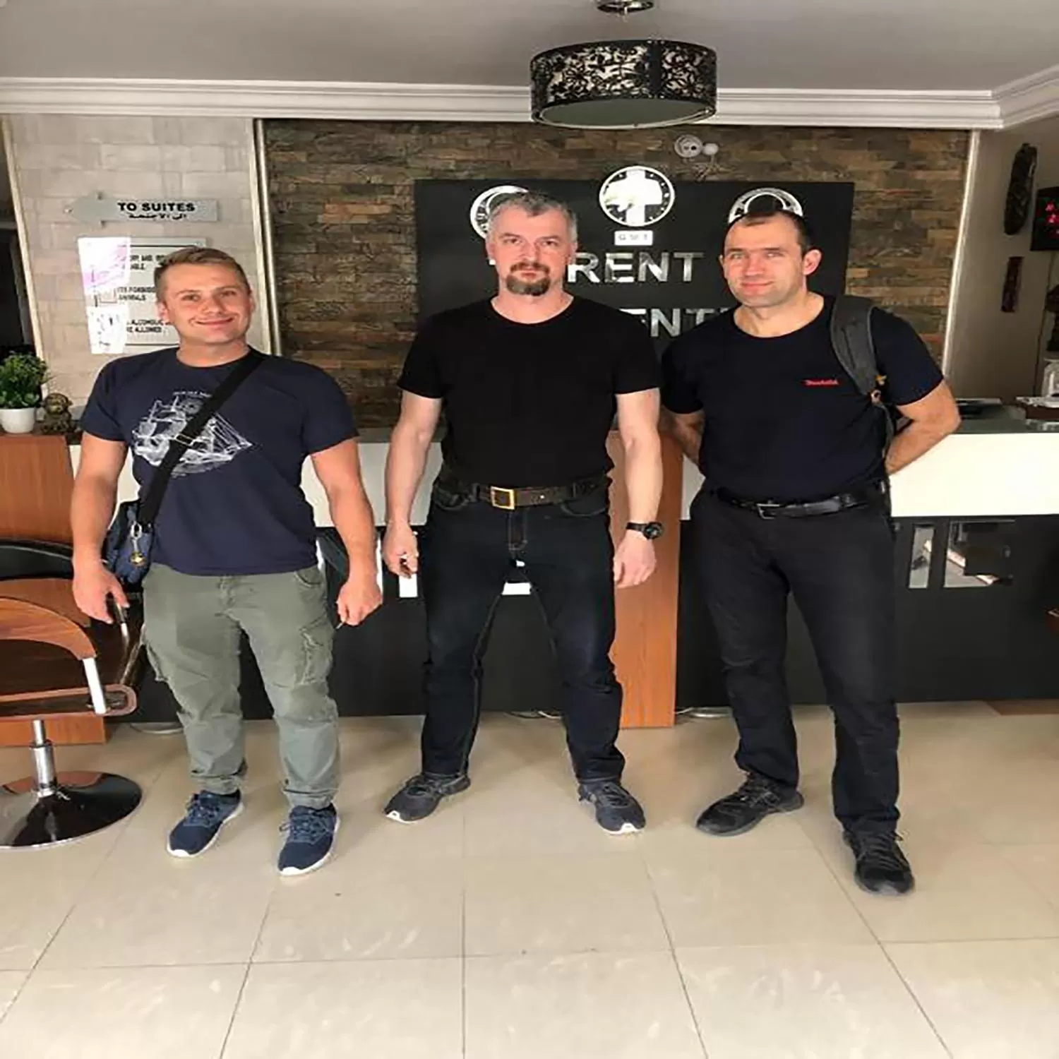 group of guests in bonne villa