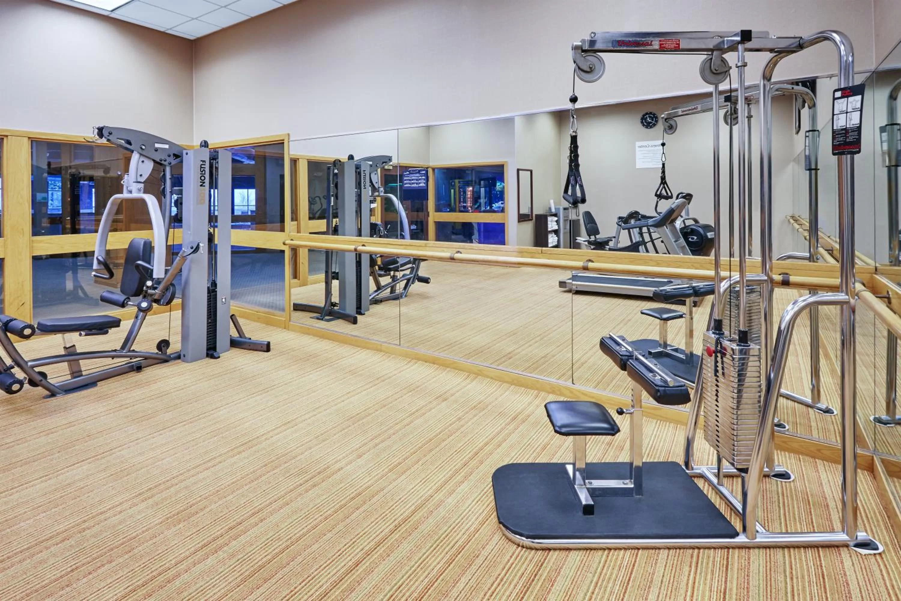 Fitness centre/facilities in Holiday Inn Chicago Matteson Conference Center by IHG