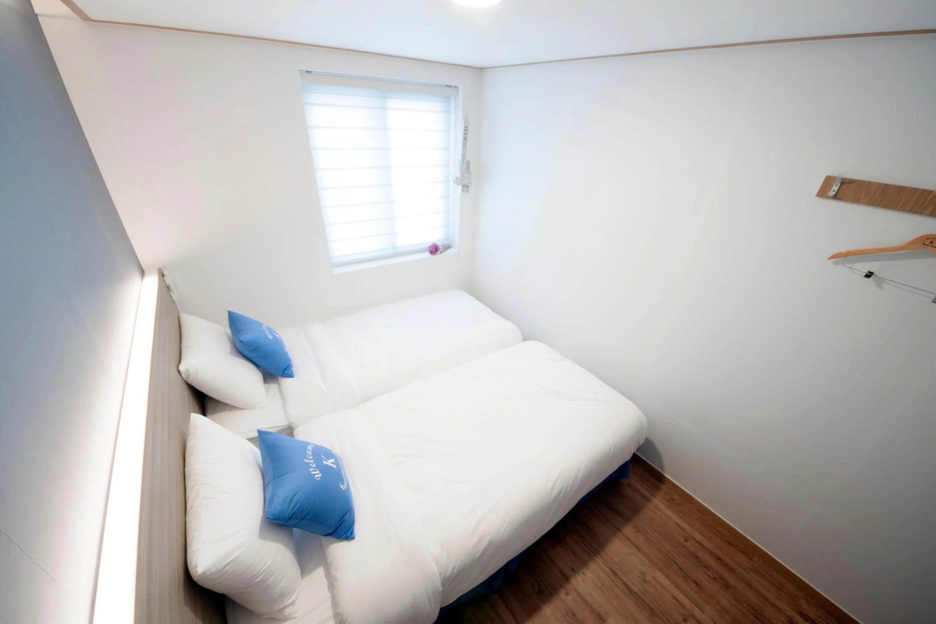 Bed in MAMA Guesthouse Haeundae