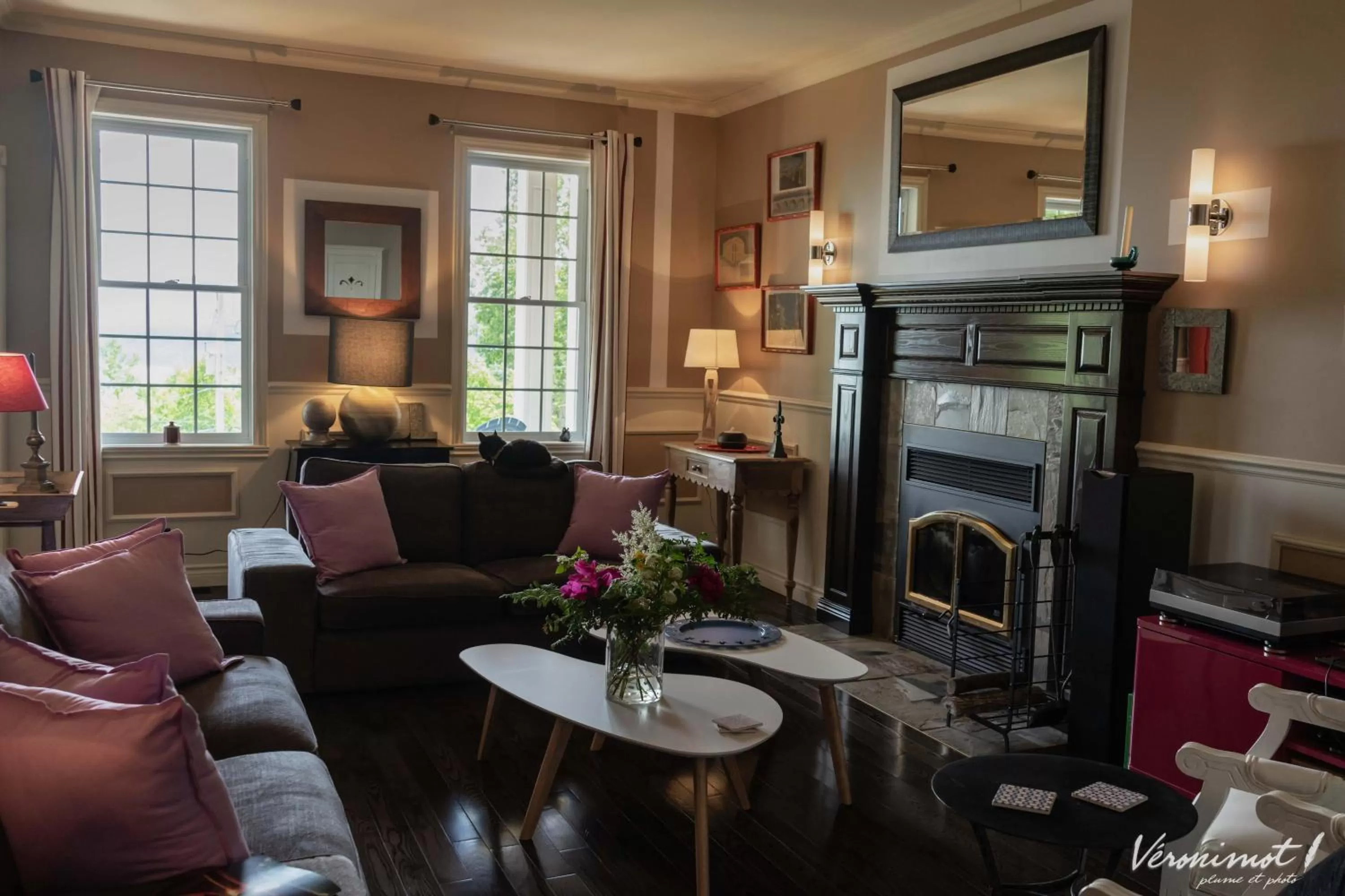 Living room in Gîte Nature et Pinceaux
