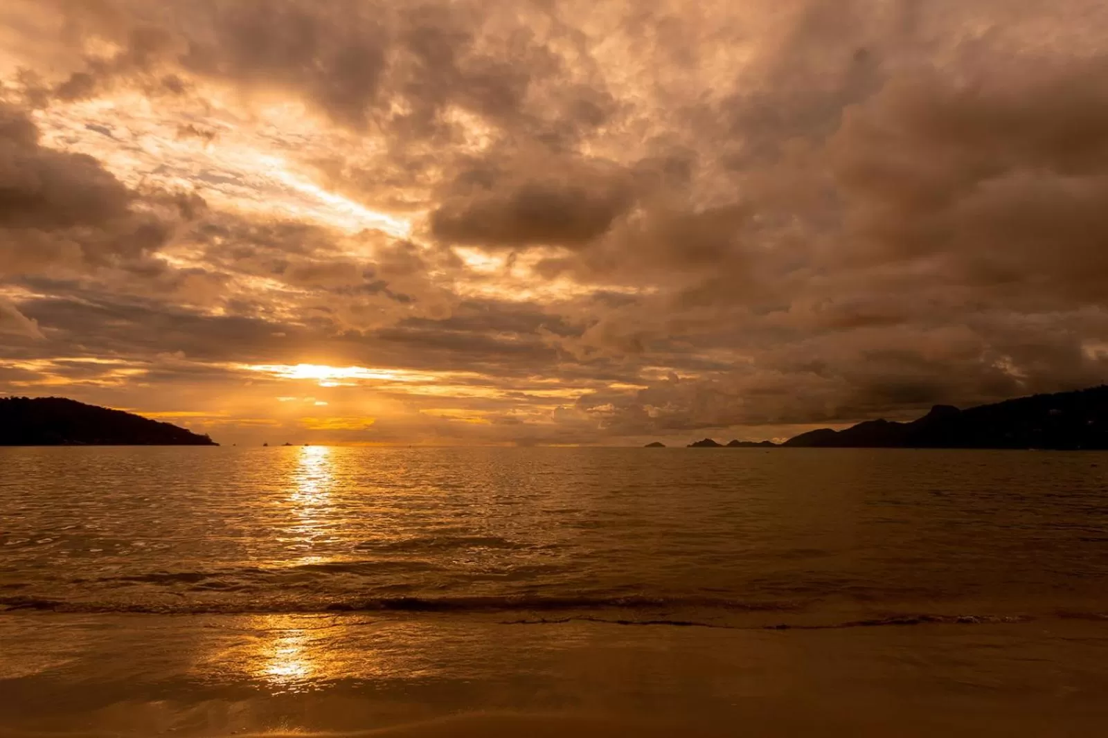 Sunset in Fisherman's Cove Resort - closed for complete renovation - Visit our sister property STORY Seychelles for your stay