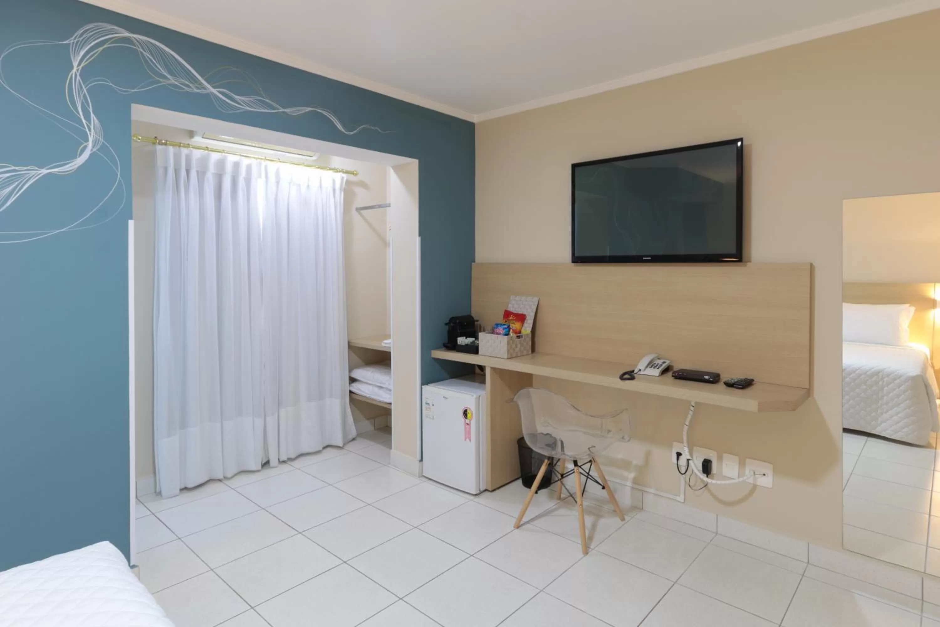 Bedroom, Bed in Hotel Copacabana Piracicaba