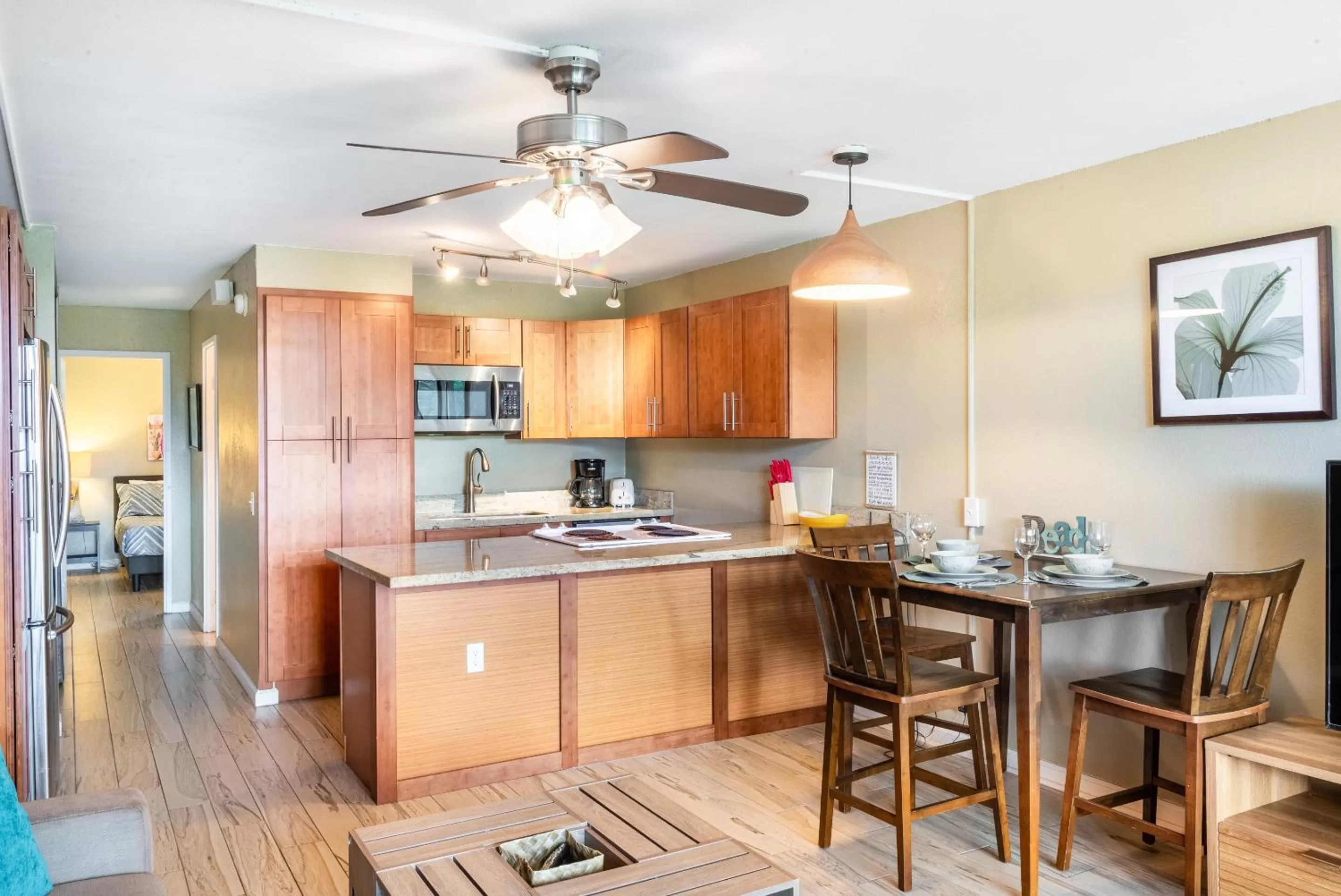 Kitchen/Kitchenette in BeachFront Kihei Kai Nani - Maui Vista Deluxe Condos