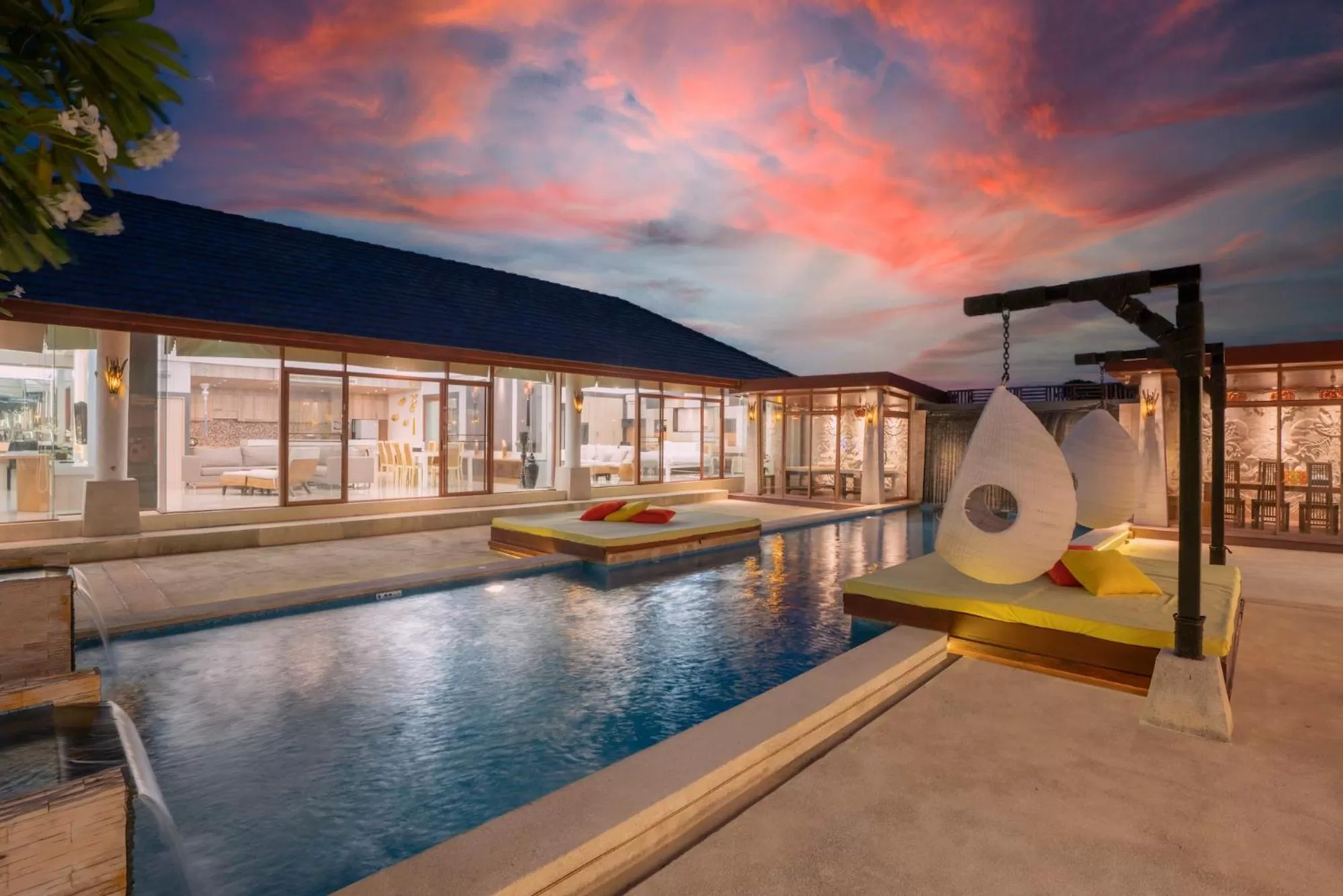 Pool view in Dhevan Dara Resort & Spa Hua Hin - Pool Villa