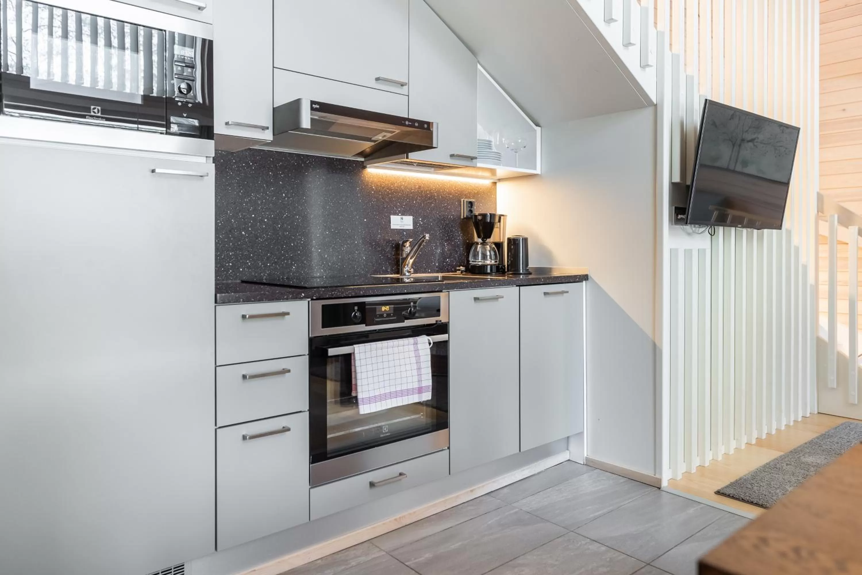 Kitchen or kitchenette in Nova Skyland Hotel