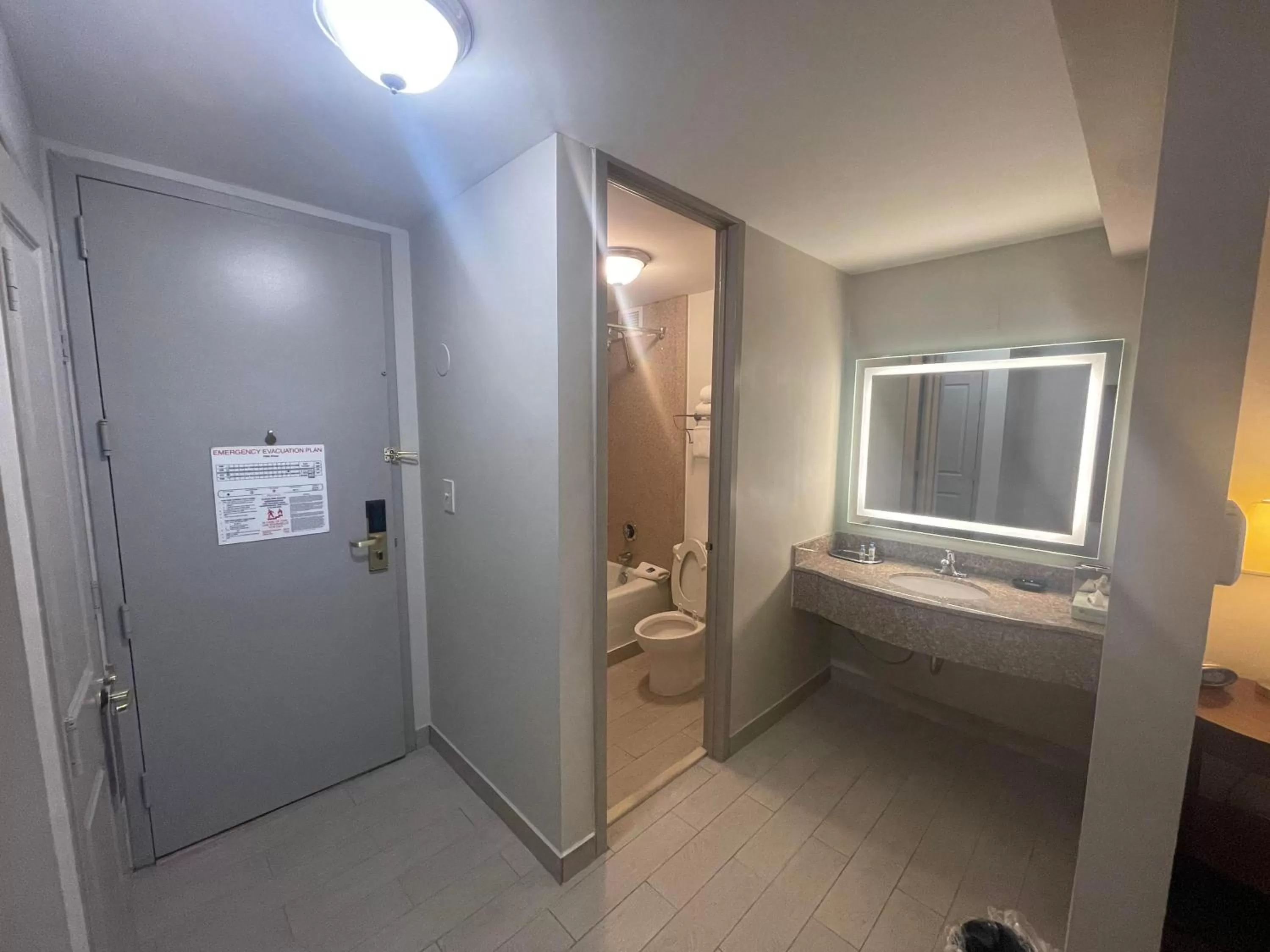 Bathroom in Ramada by Wyndham Cleveland Independence