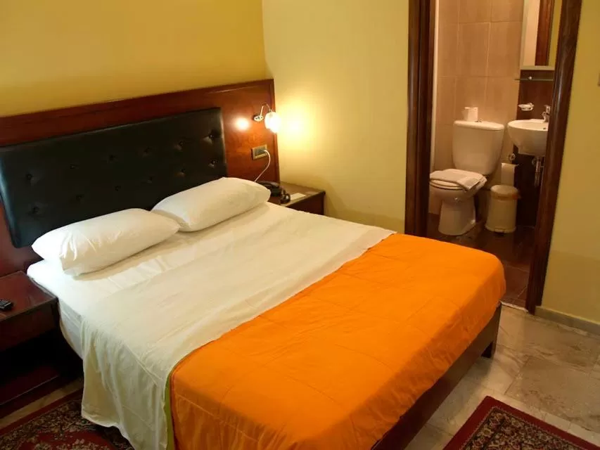 Bed in Hotel Filoxenia
