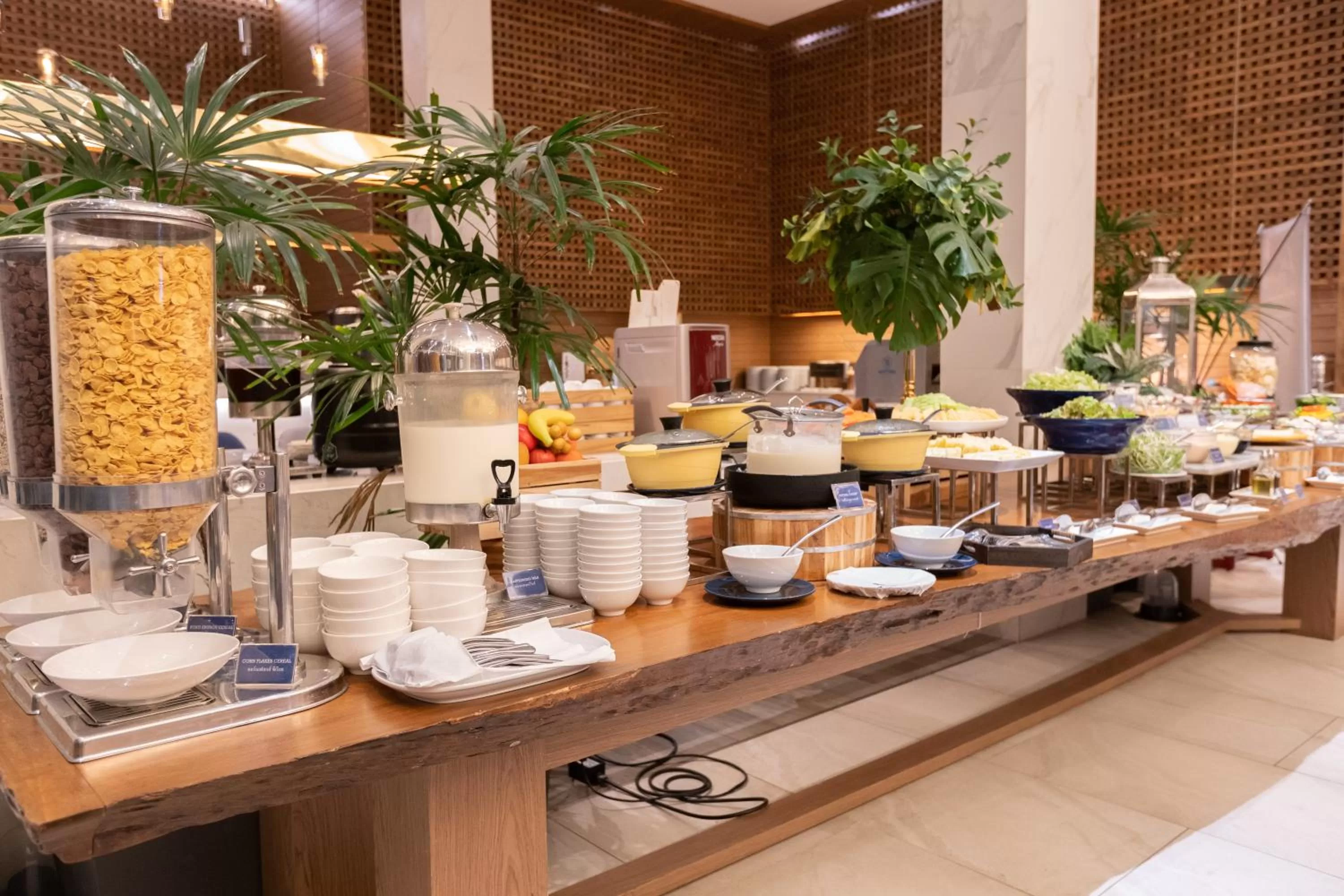 Buffet breakfast in Wintree City Resort Chiang Mai