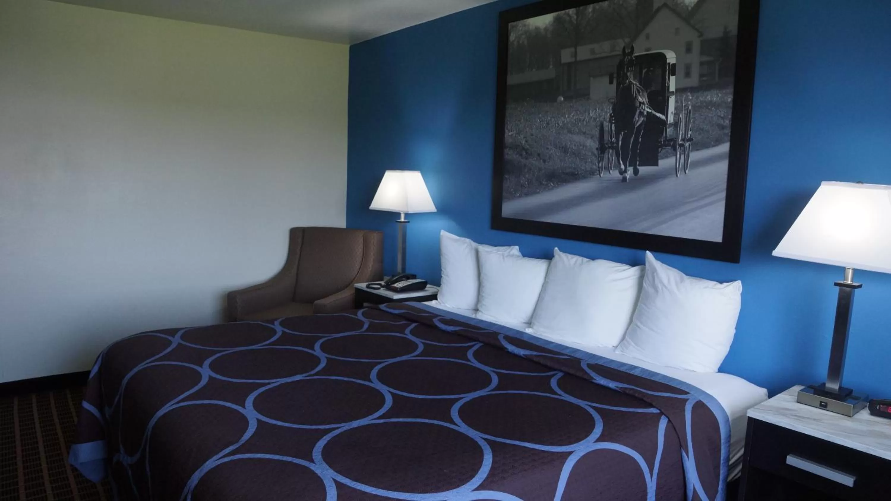 Bed in Rodeway Inn Elkhart