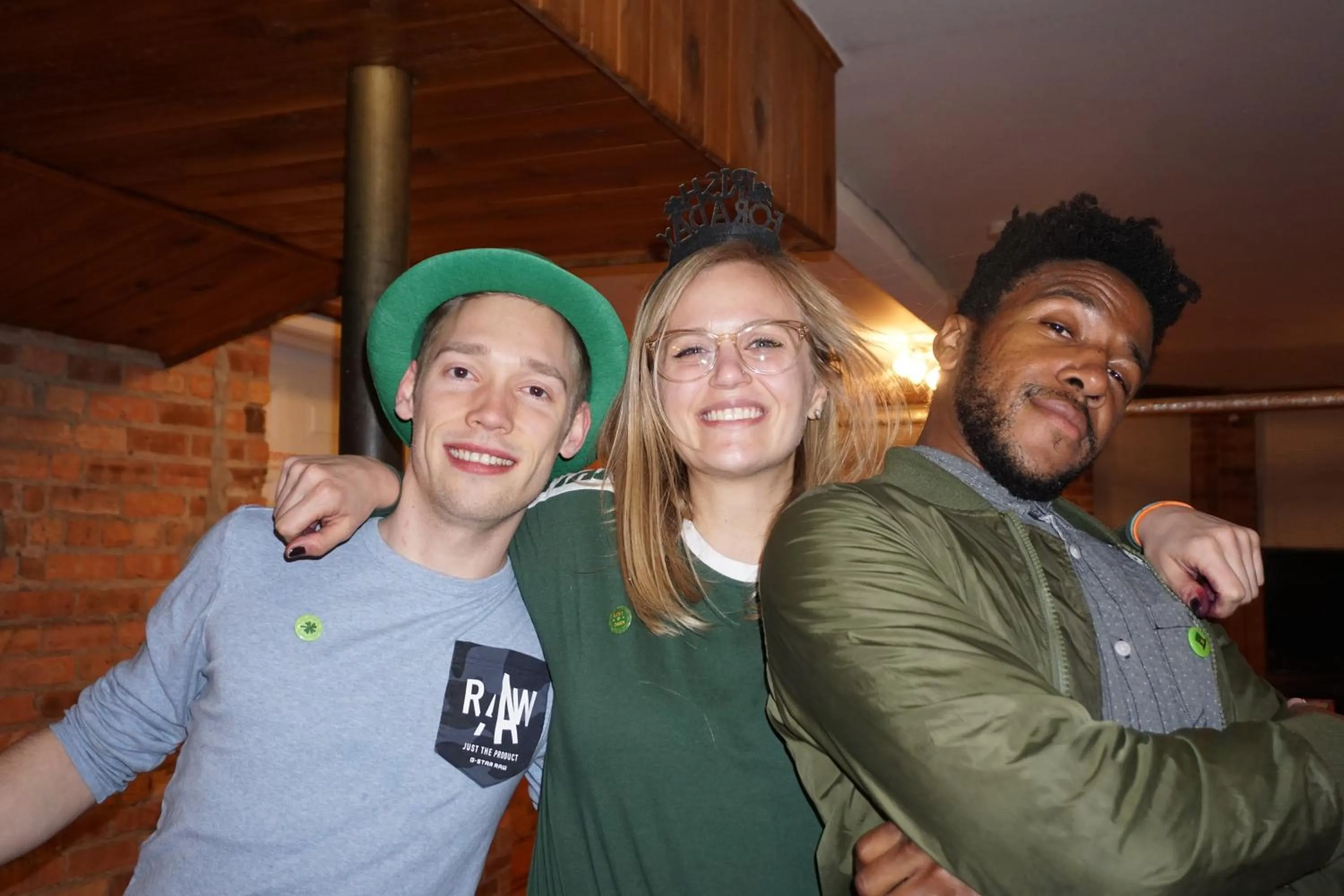 group of guests in Wrigley Hostel - Chicago