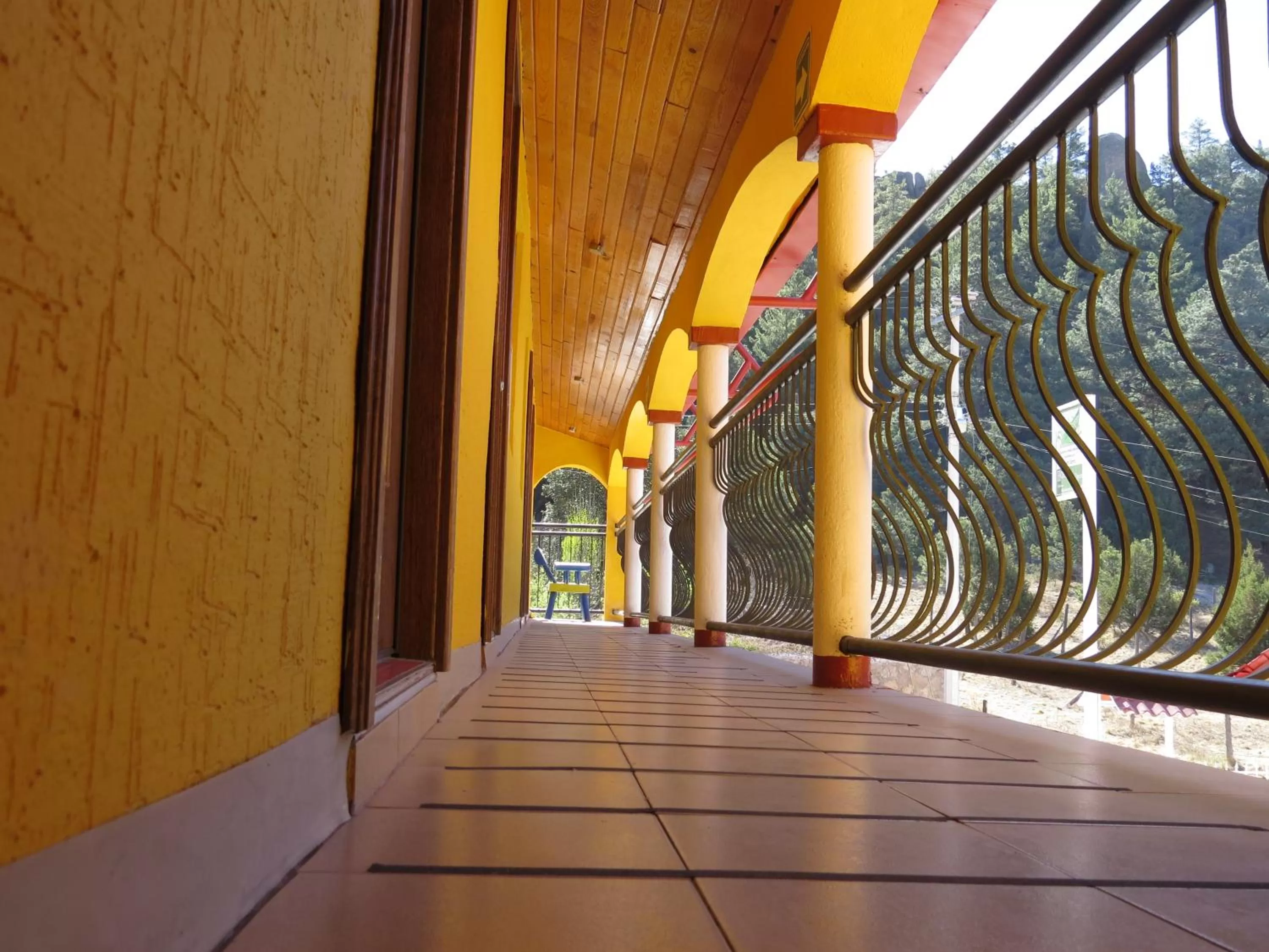 Balcony/Terrace in Hotel Ecológico Temazcal