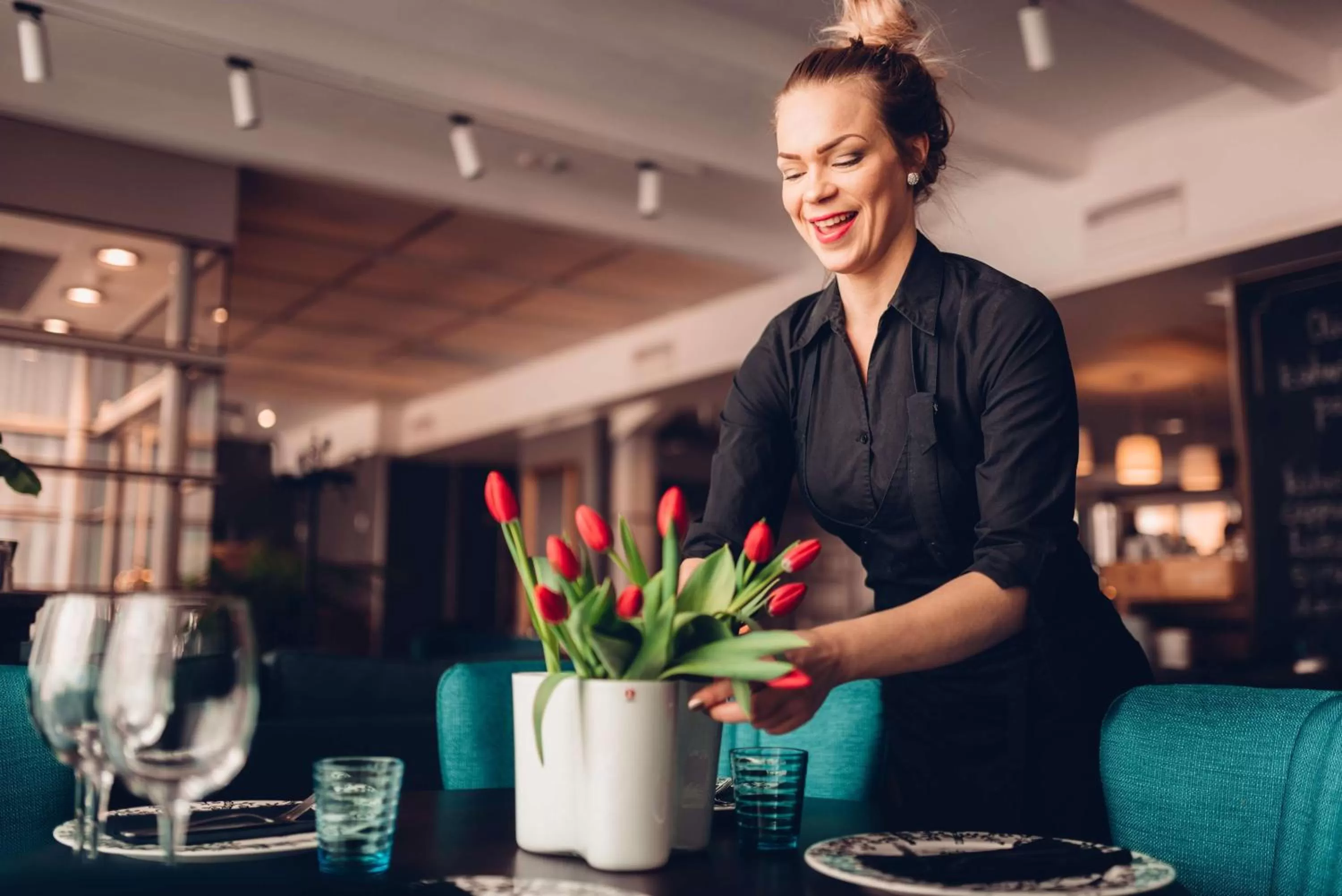 Staff in Radisson Blu Aleksanteri Hotel, Helsinki
