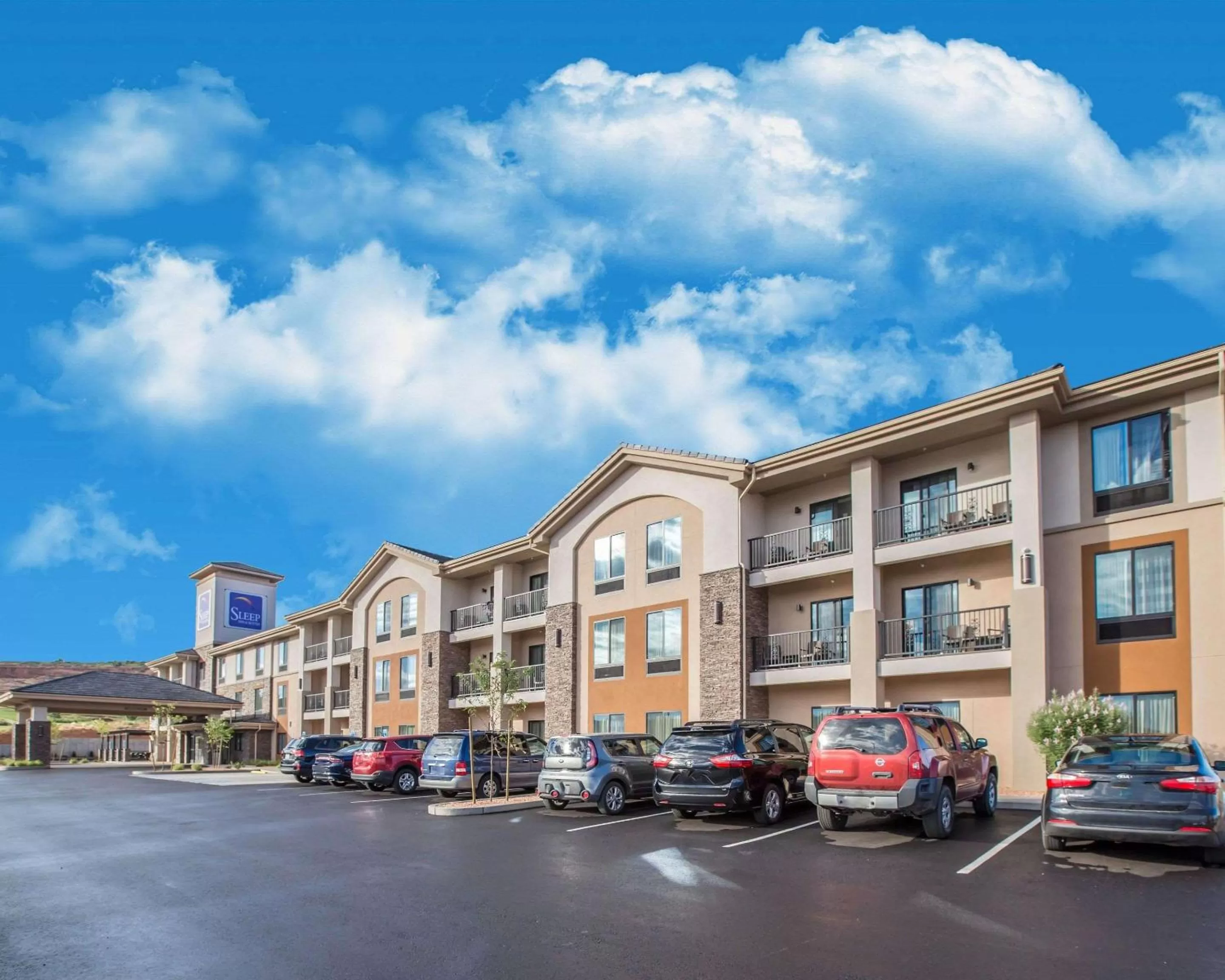 Property building in Sleep Inn & Suites Page at Lake Powell