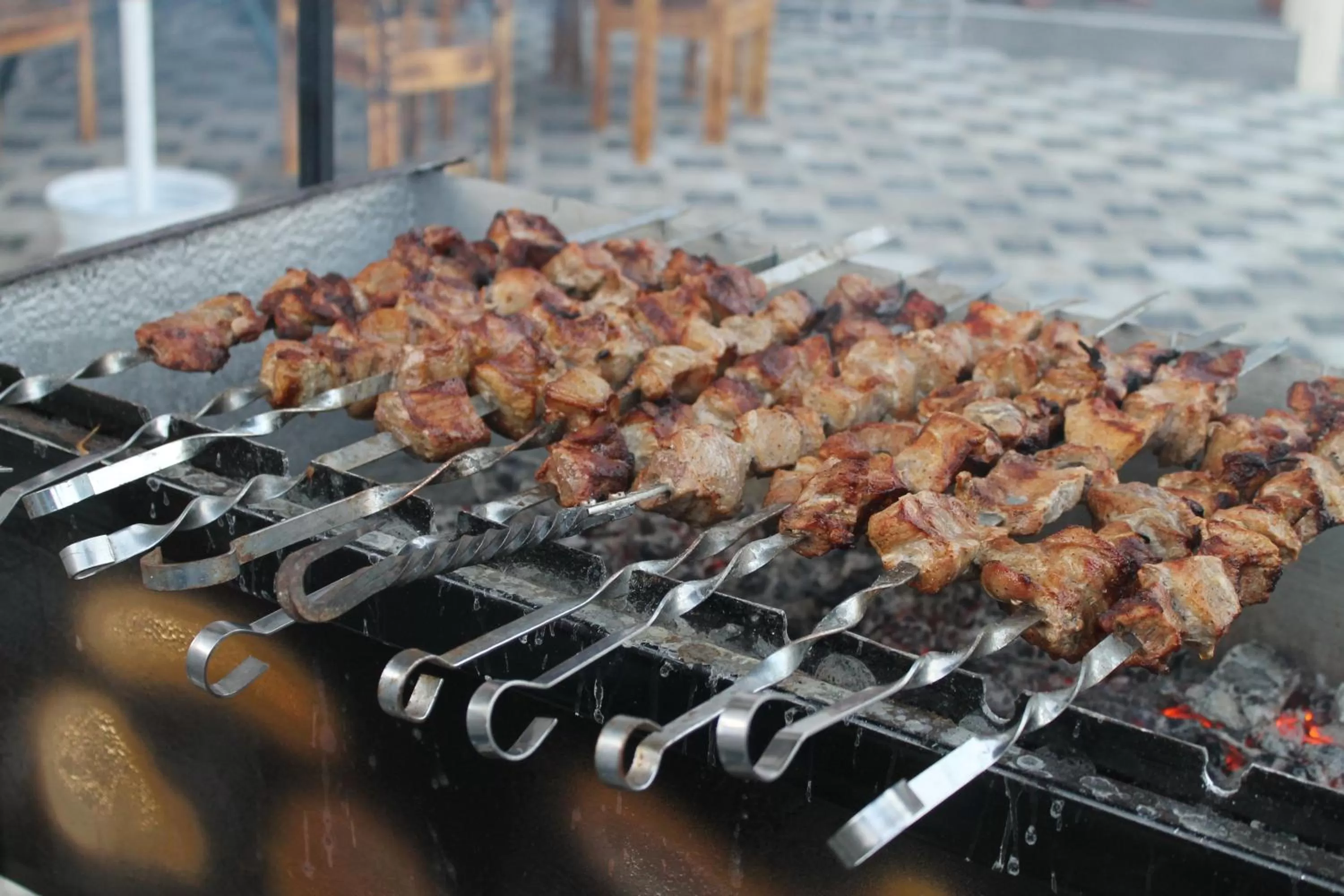 BBQ Facilities in Hotel Tskhumi