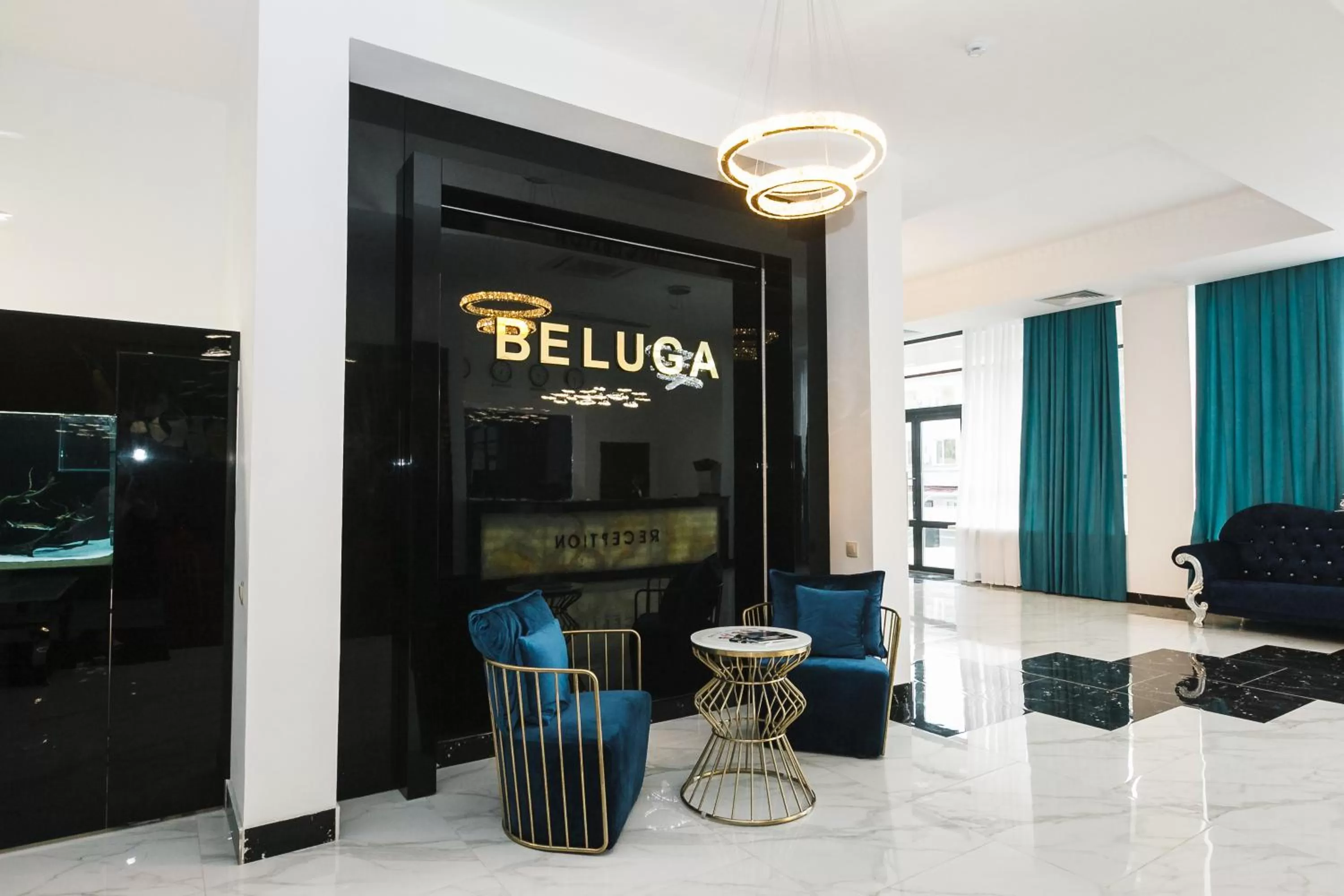 Lobby or reception in Beluga Hotel