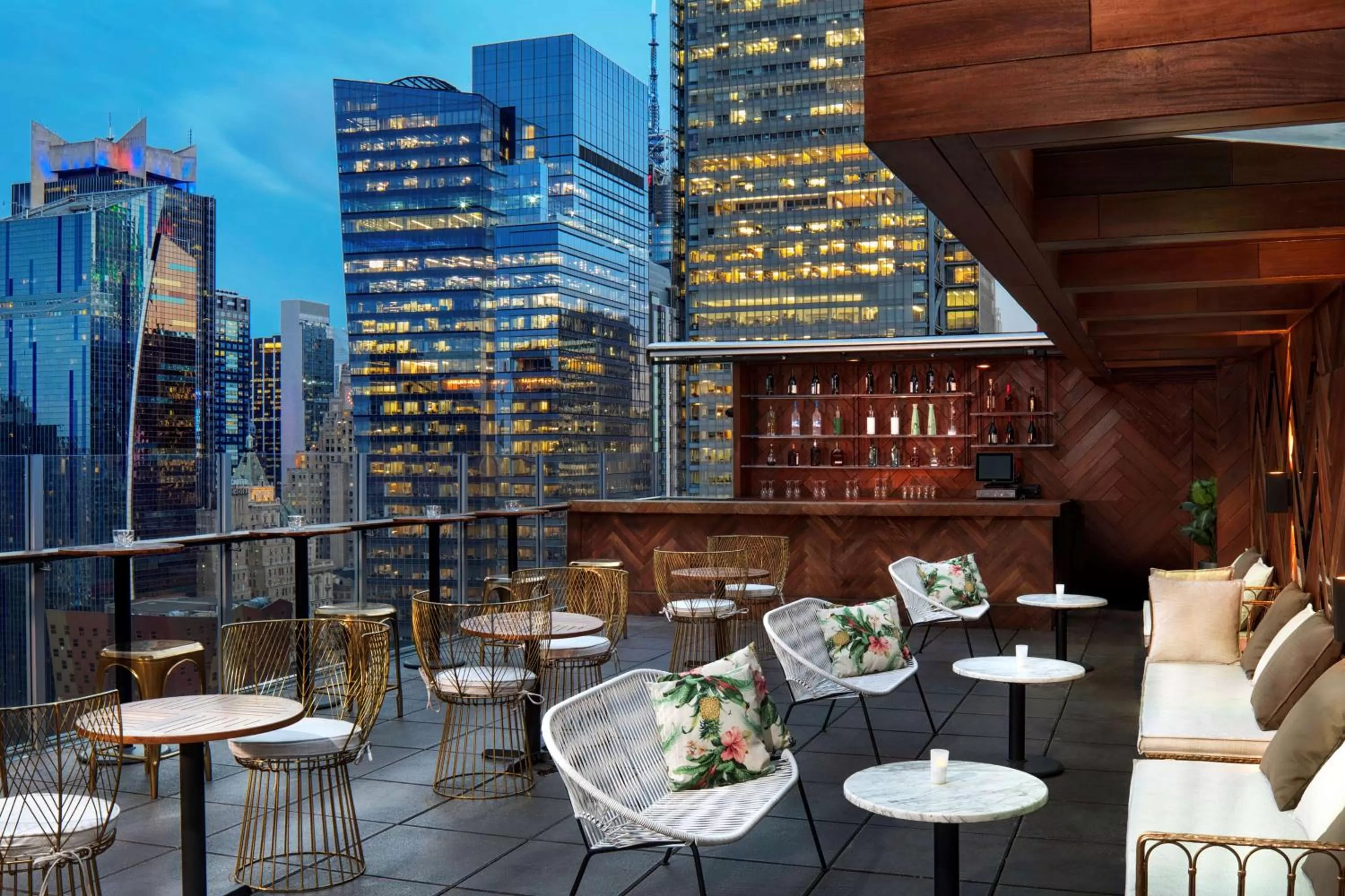 Patio in Doubletree By Hilton New York Times Square West