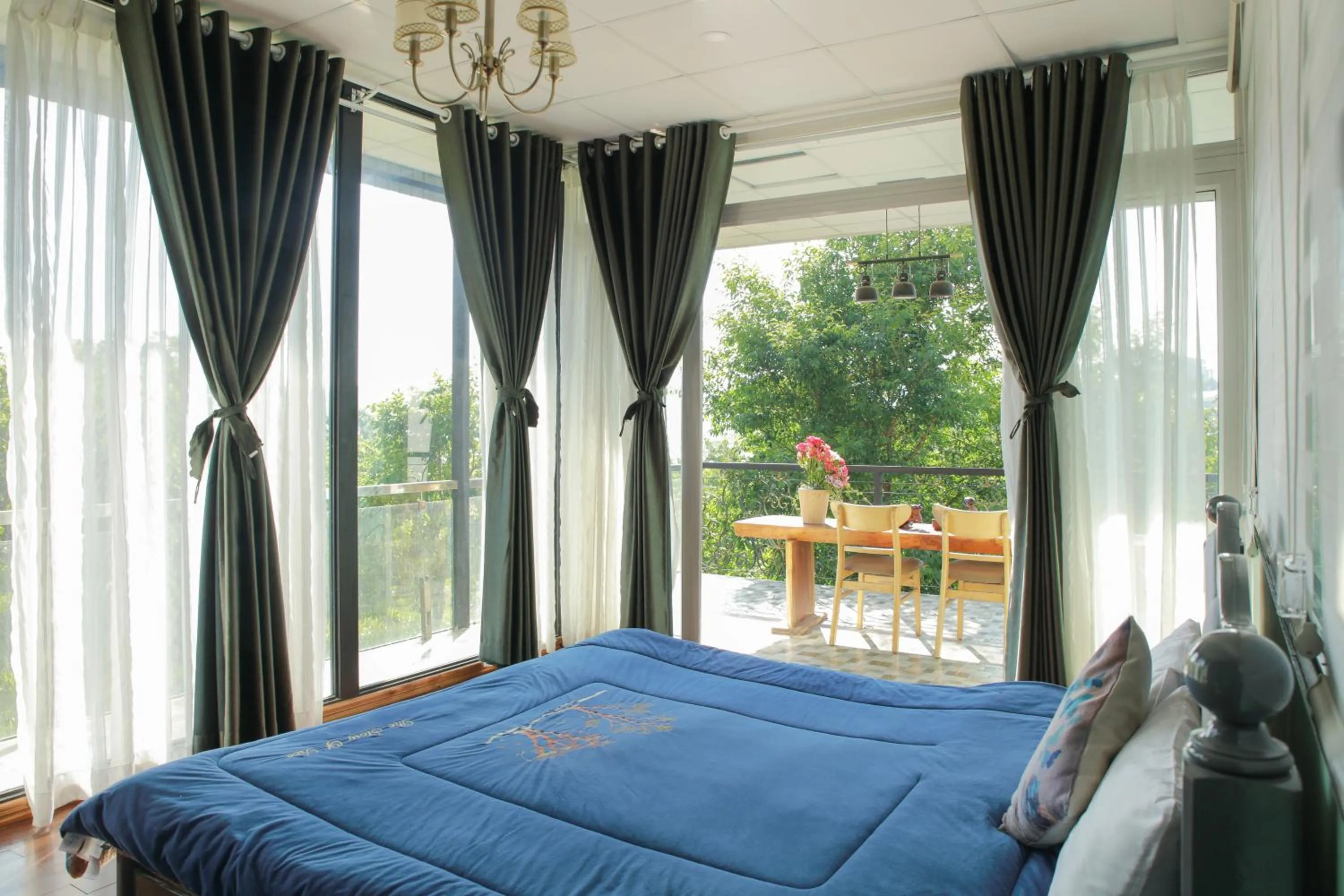 Bed in Dalat Terrasse Des Roses Villa