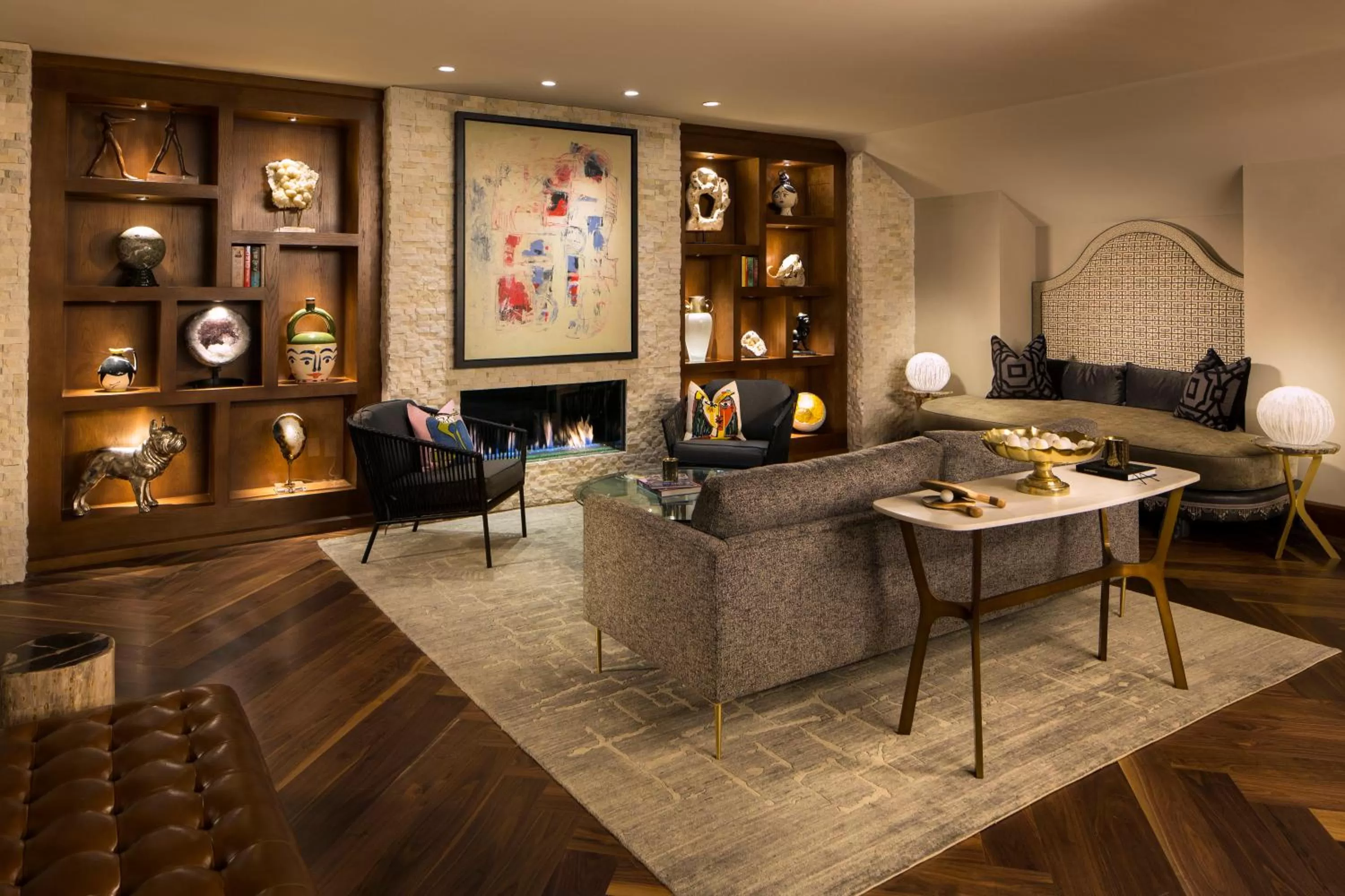 Library in Hotel ZaZa Houston Memorial City