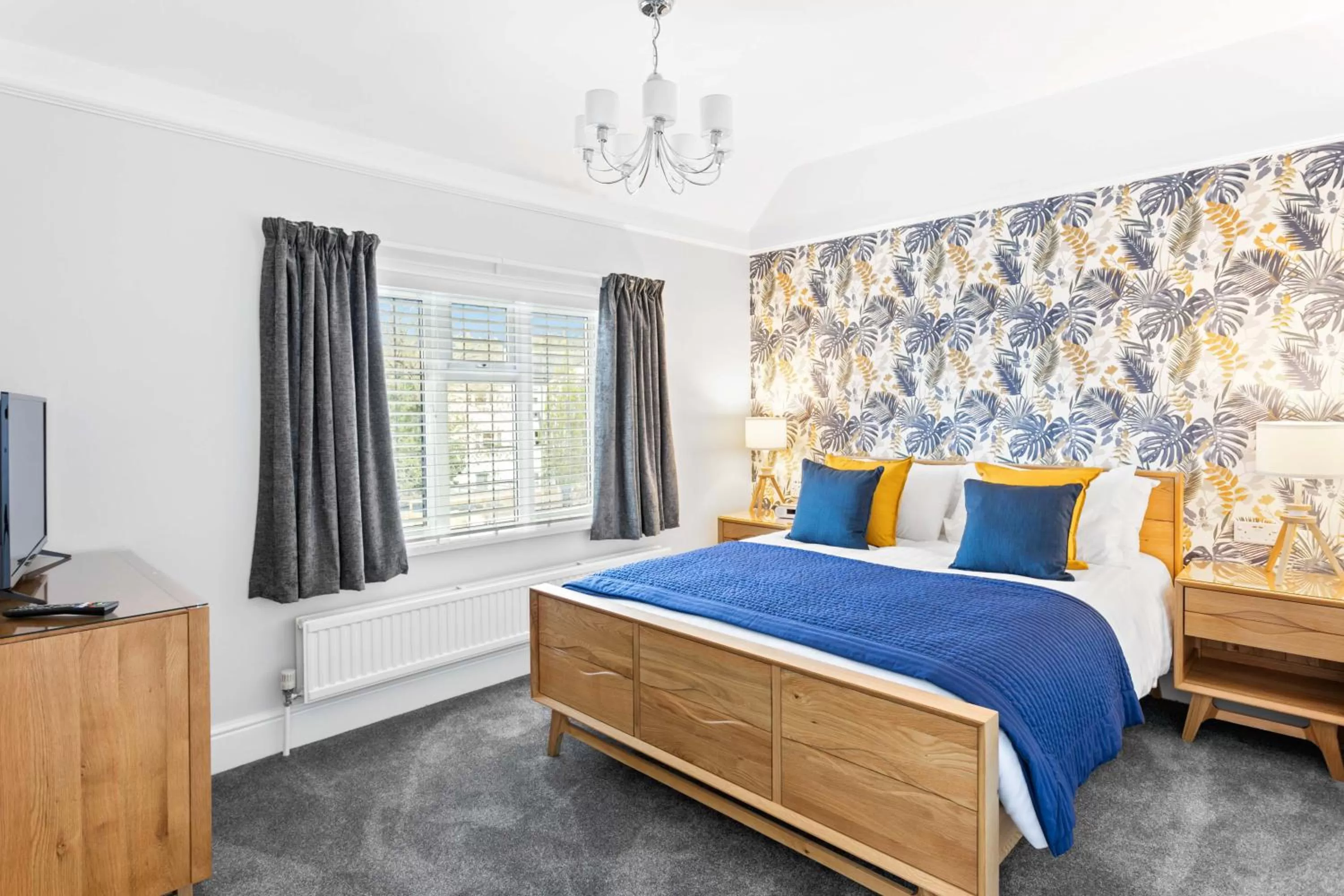 Bedroom in Stover Lodge