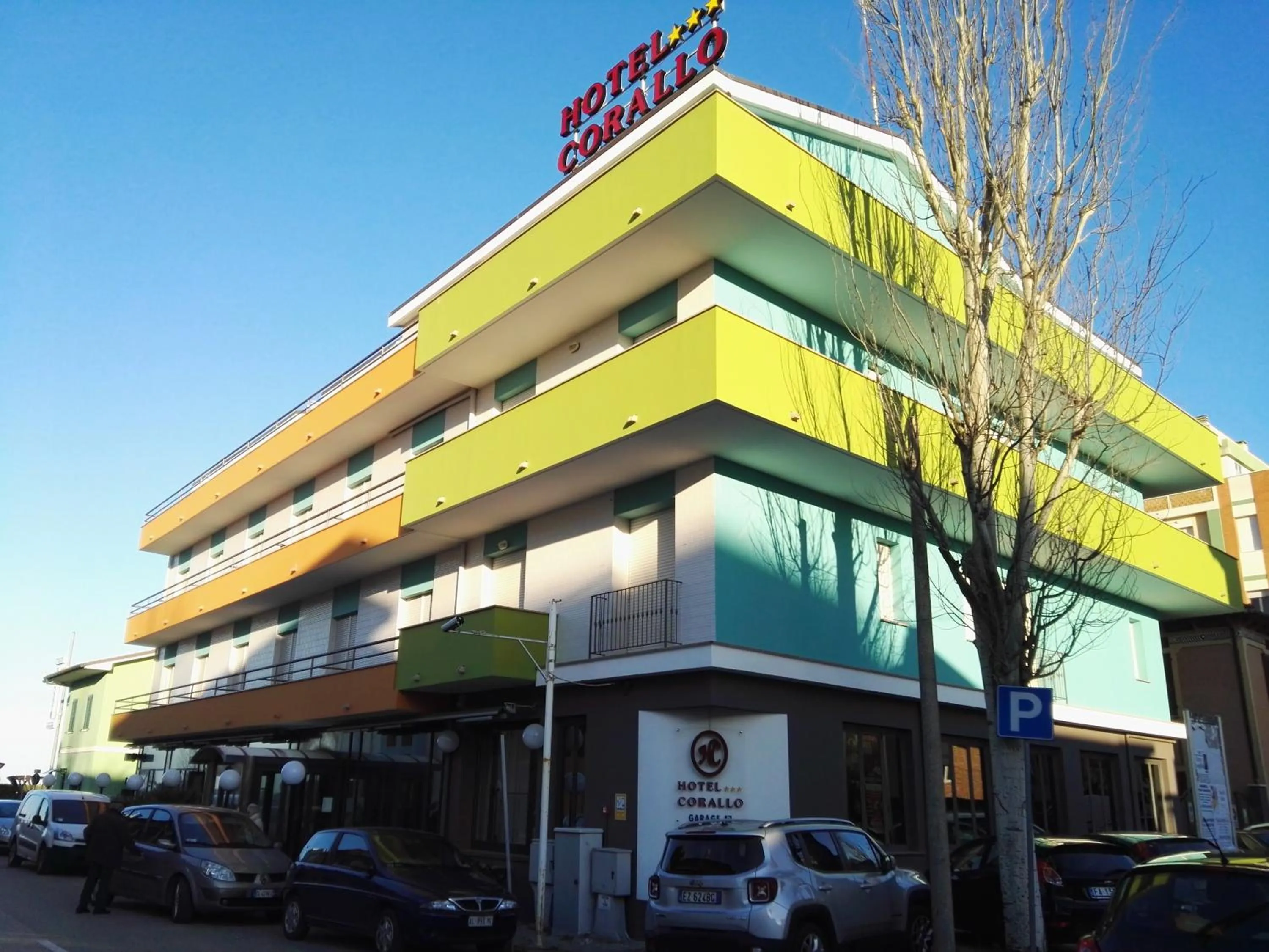 Facade/entrance in Hotel Corallo