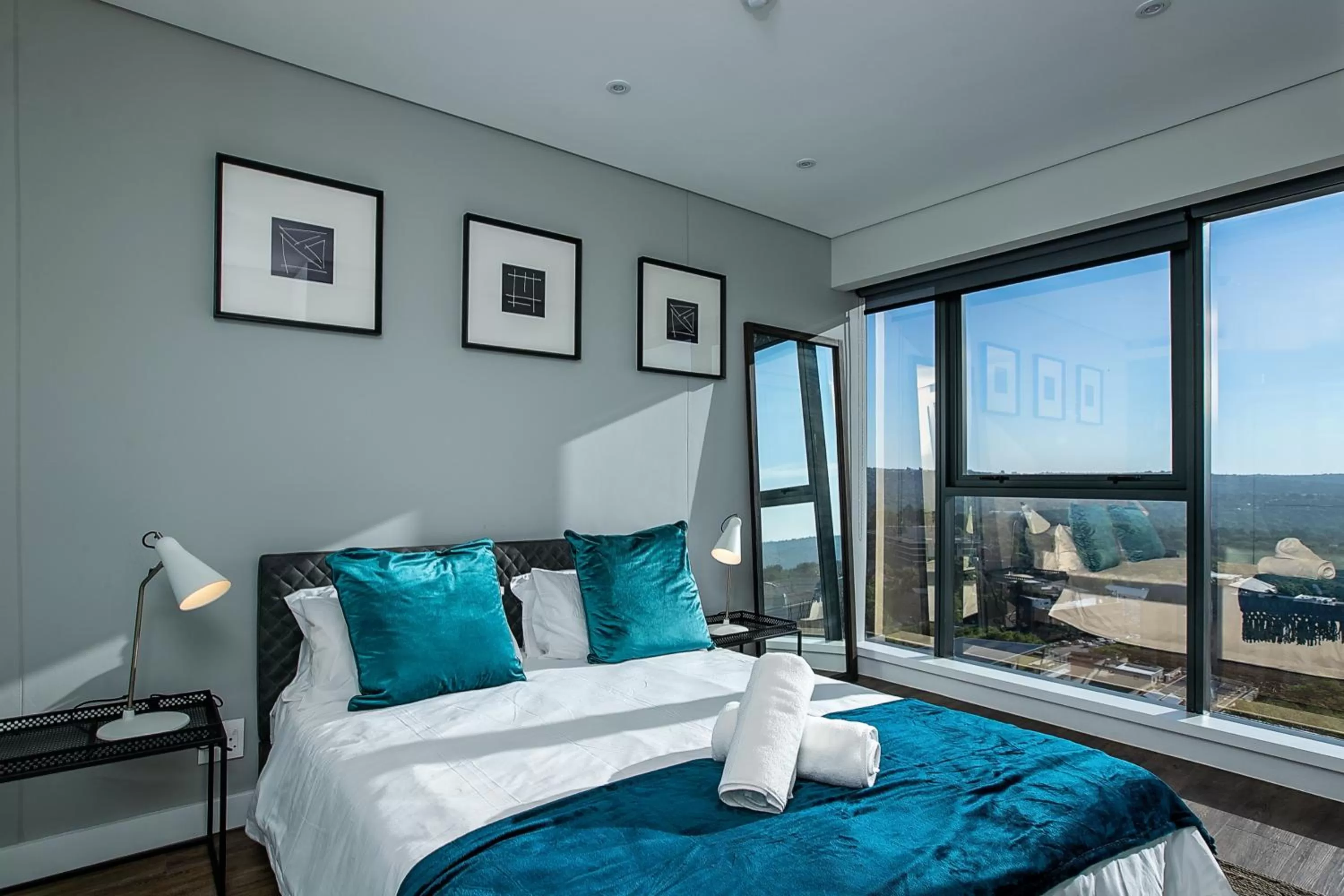 Bedroom, Bed in The Park Central Residence - WITH GENERATOR