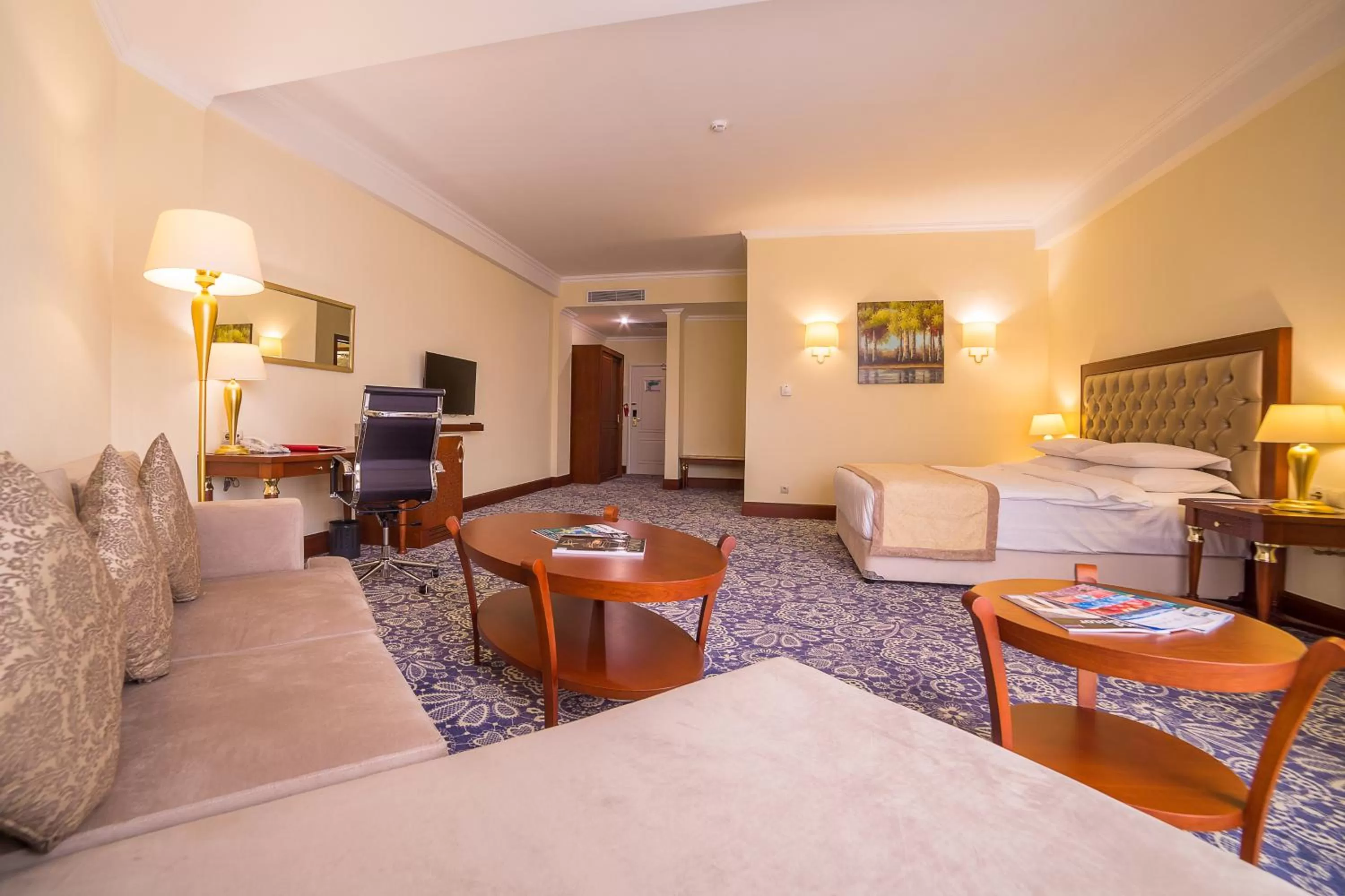 Photo of the whole room, Bed in Ramada by Wyndham Almaty