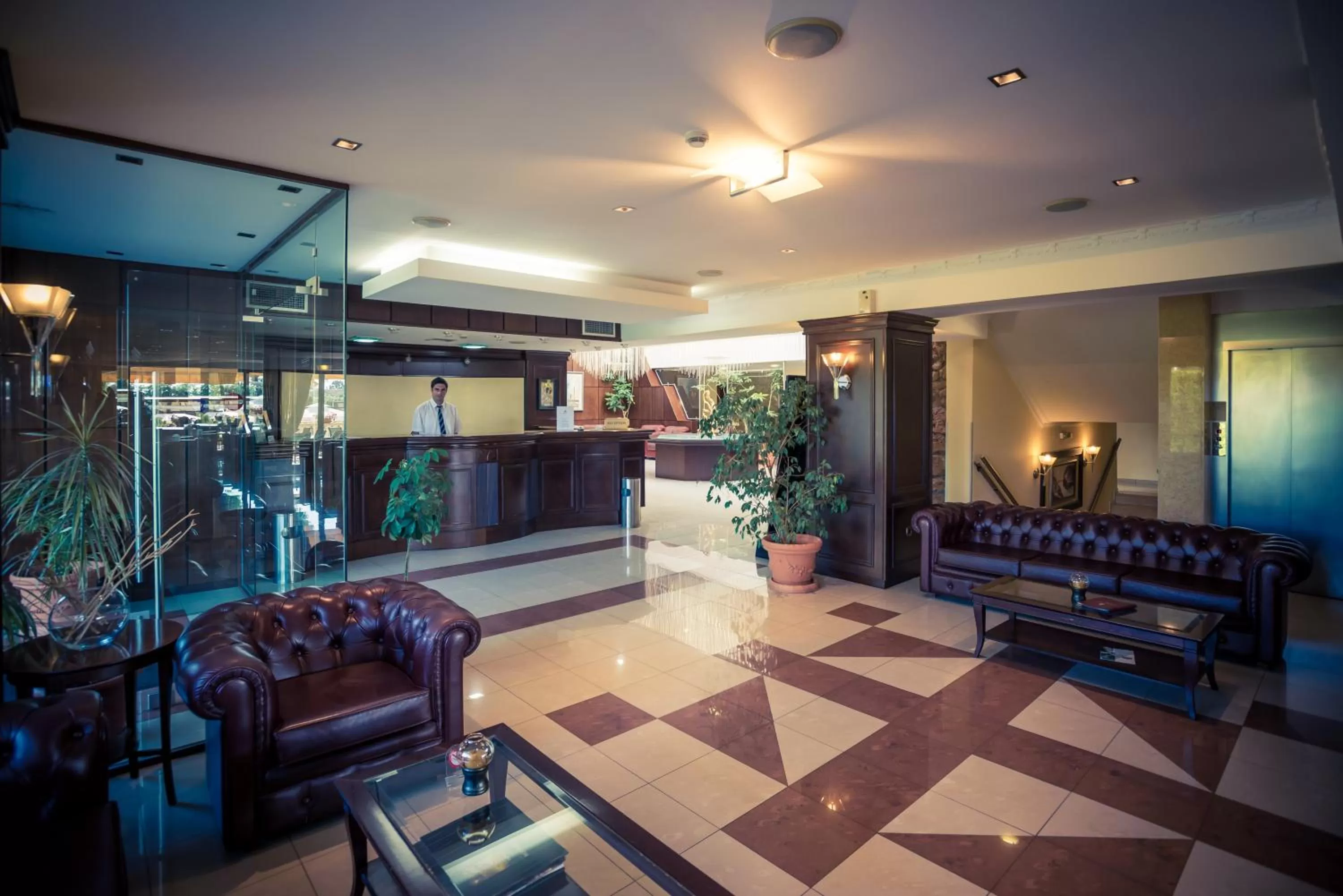 Lobby or reception in Avalon Airport Hotel Thessaloniki