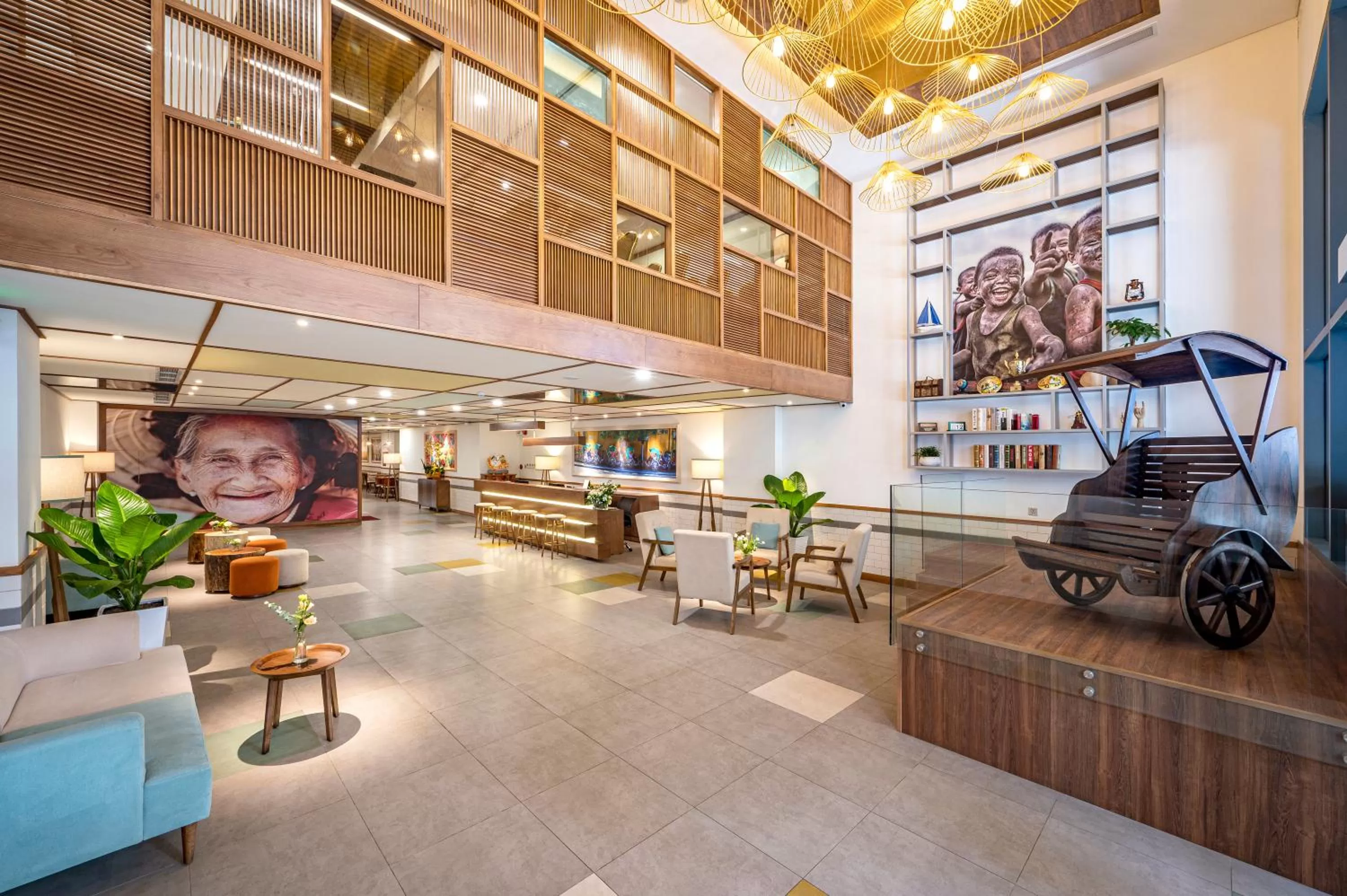 Living room in Icon Saigon - LifeStyle Design Hotel