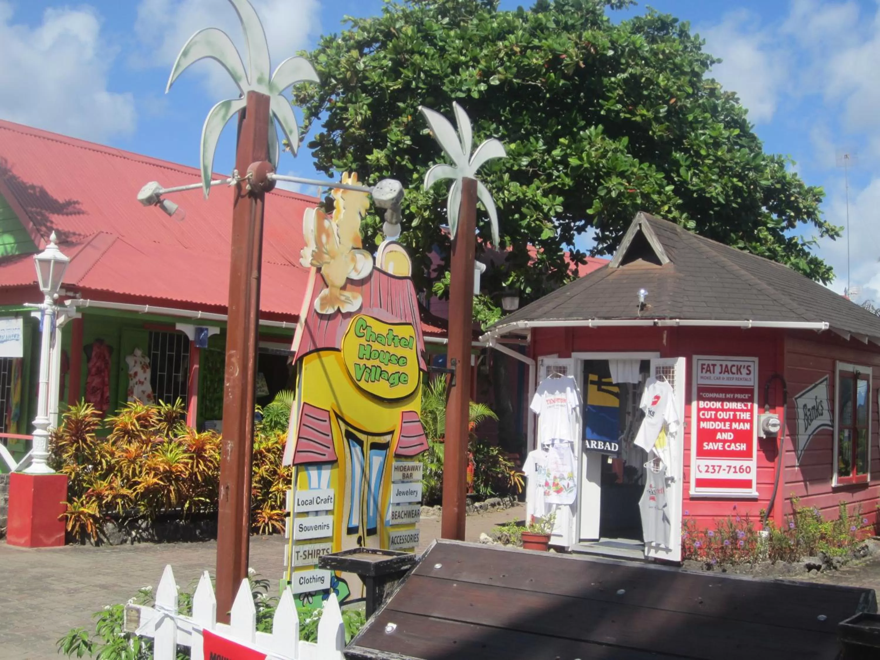 Shopping Area in Infinity on the Beach