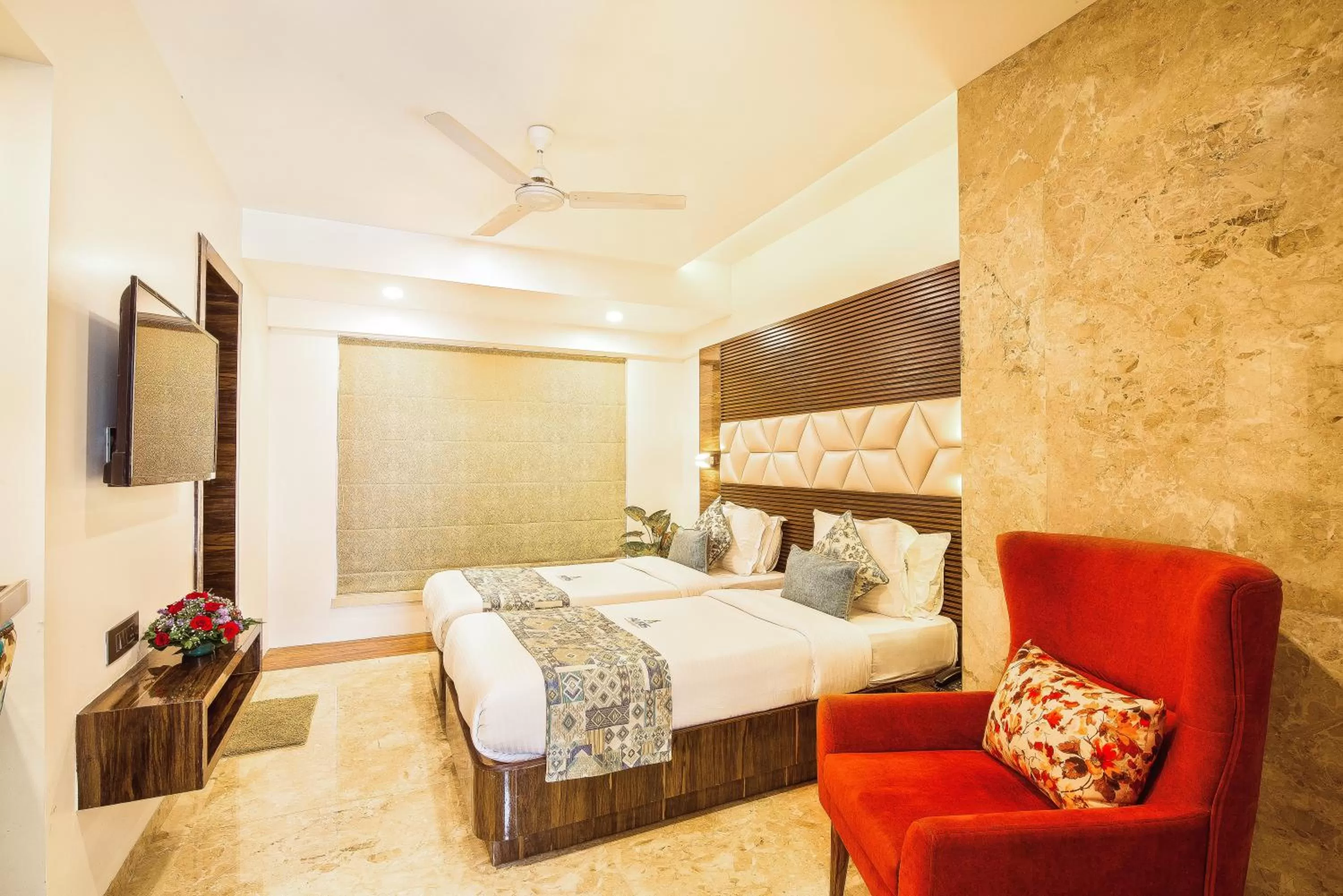 Bedroom, Bed in Hotel Auris & Banquets, Mumbai International Airport