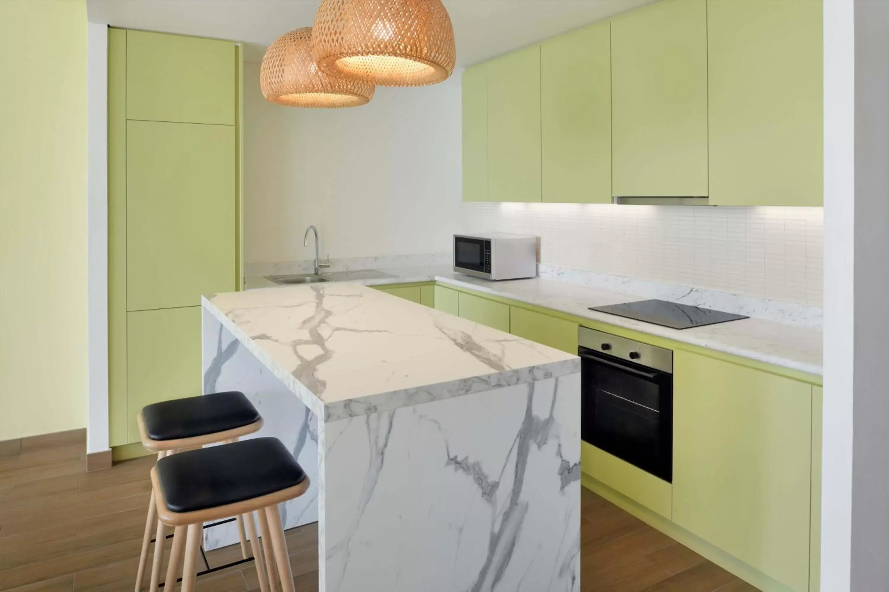 Two Bedroom Apartment, 1 King 2 Twin, Partial Sea View, Beach Access in Element by Westin City Center Doha Two Bedroom Apartment, 1 King 2 Twin, Partial Sea View, Beach Access in Element by Westin City Center Doha