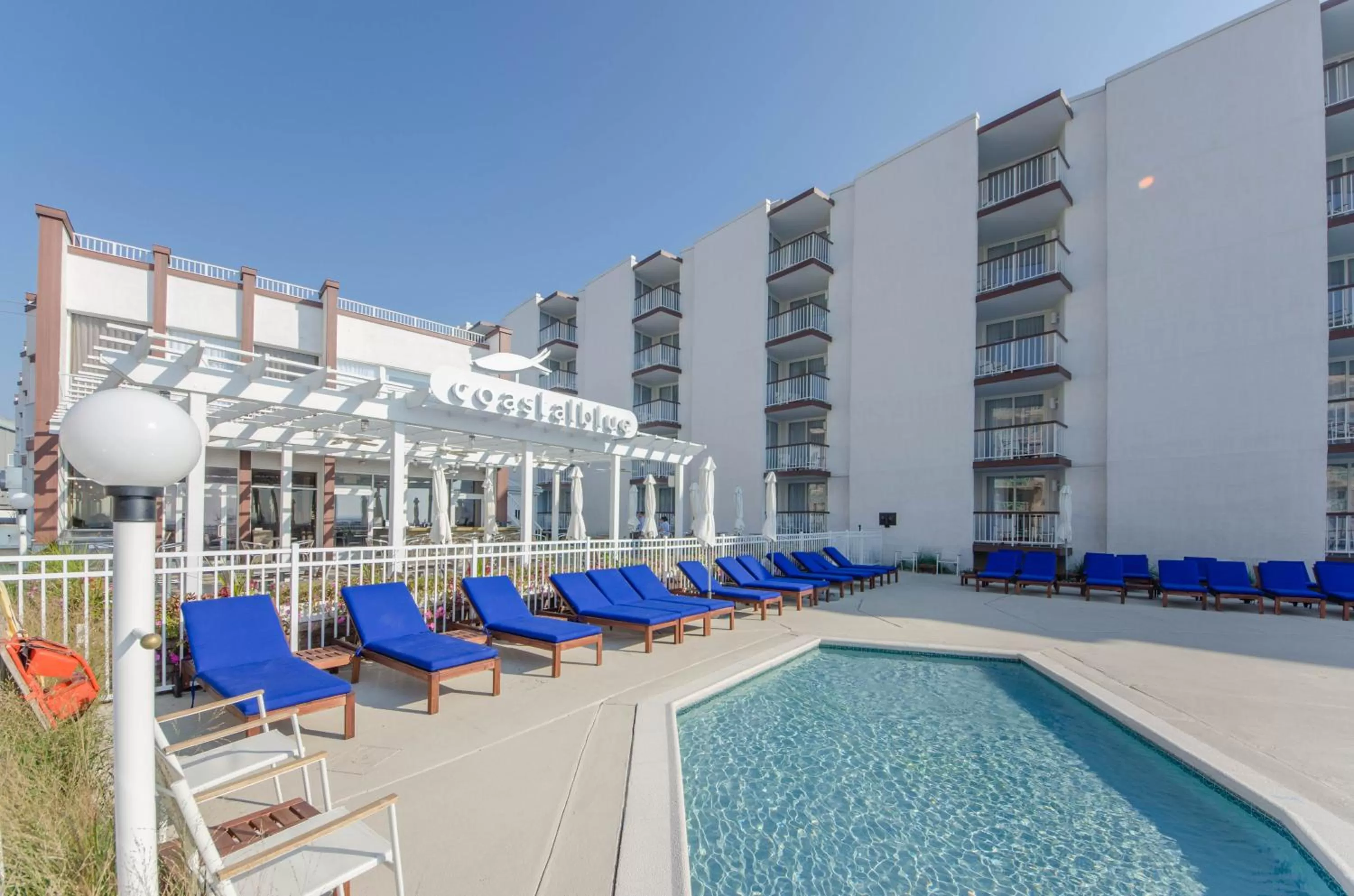 Pool view in ICONA Diamond Beach