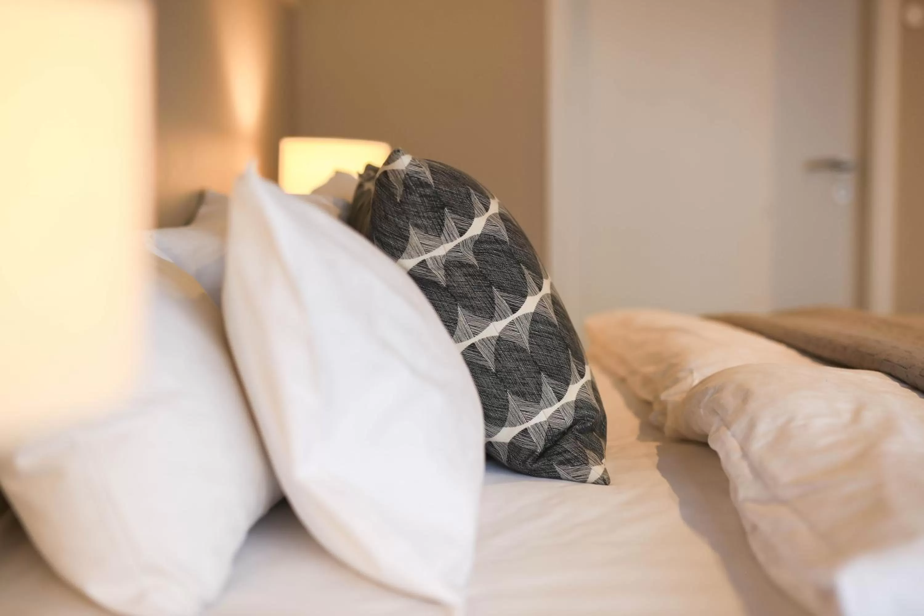 Decorative detail, Bed in Saga Studios by Heimaleiga