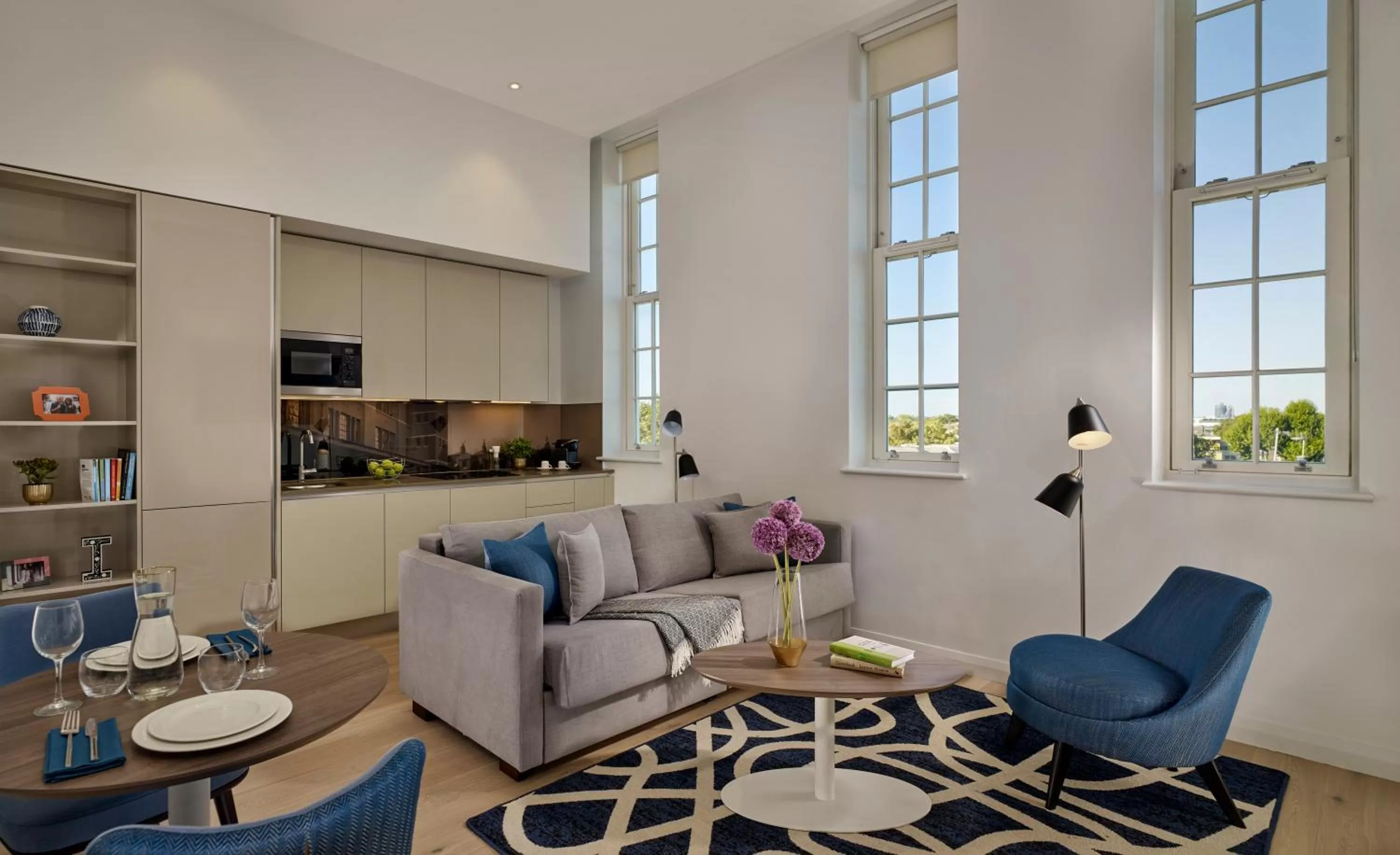 Living room in Citadines Islington London