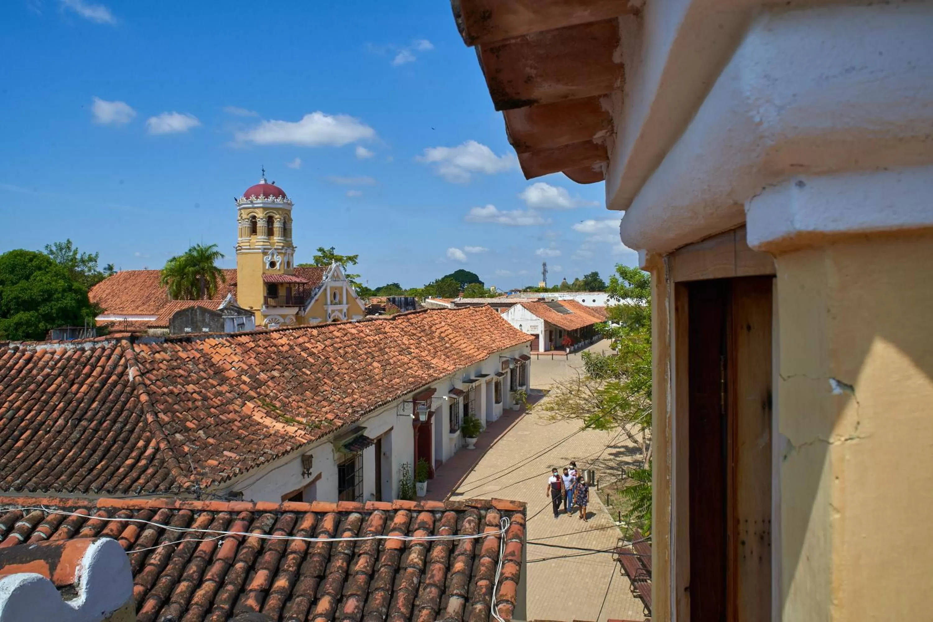 Balcony/Terrace in La Casa Amarilla