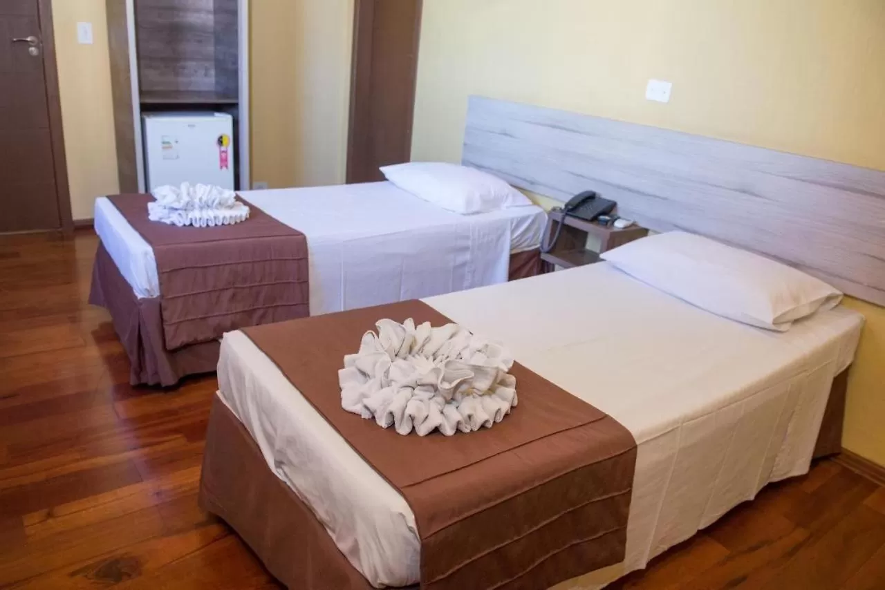 Bedroom, Bed in hotel iguaçu centro