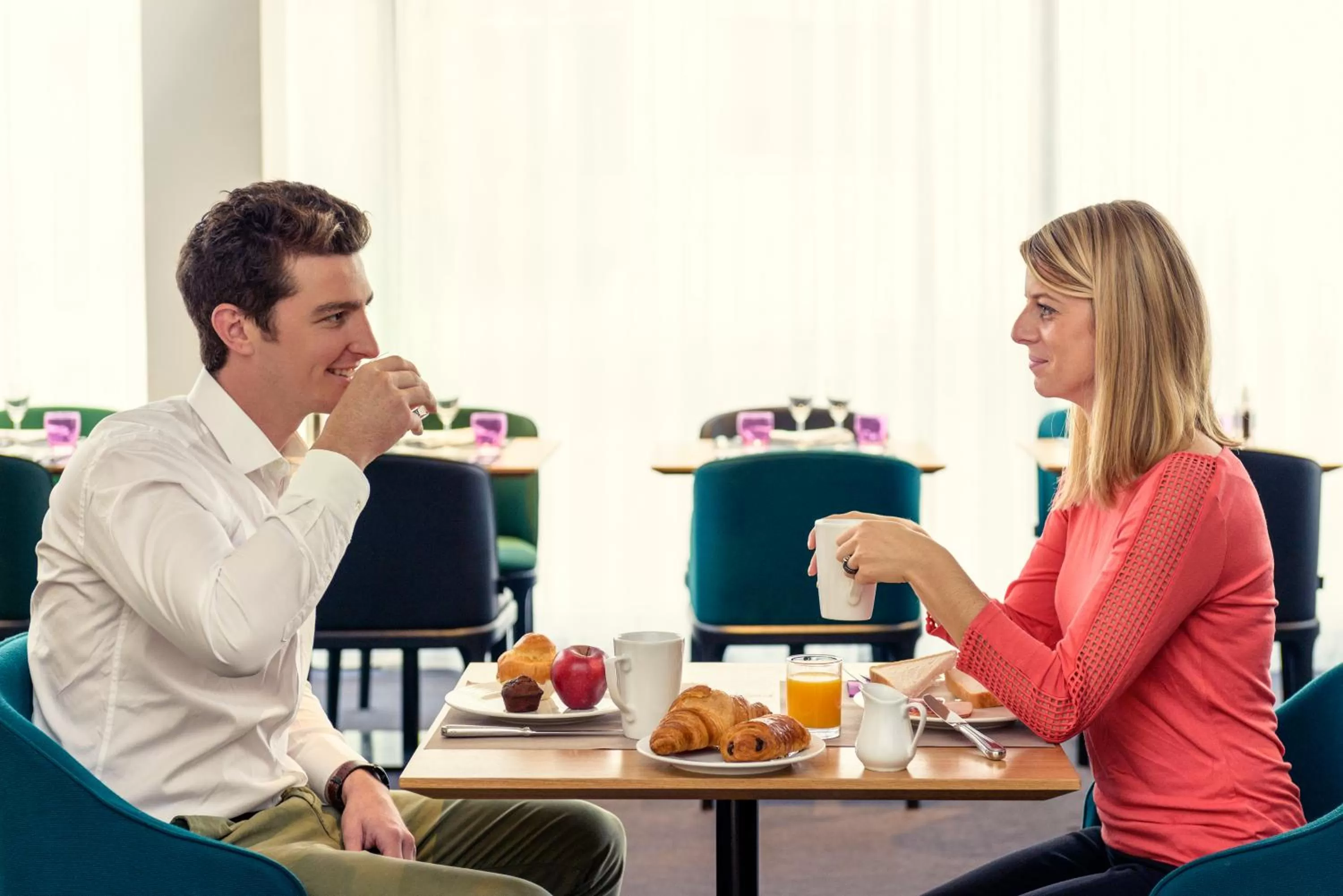 Buffet breakfast in Mercure Paris Boulogne