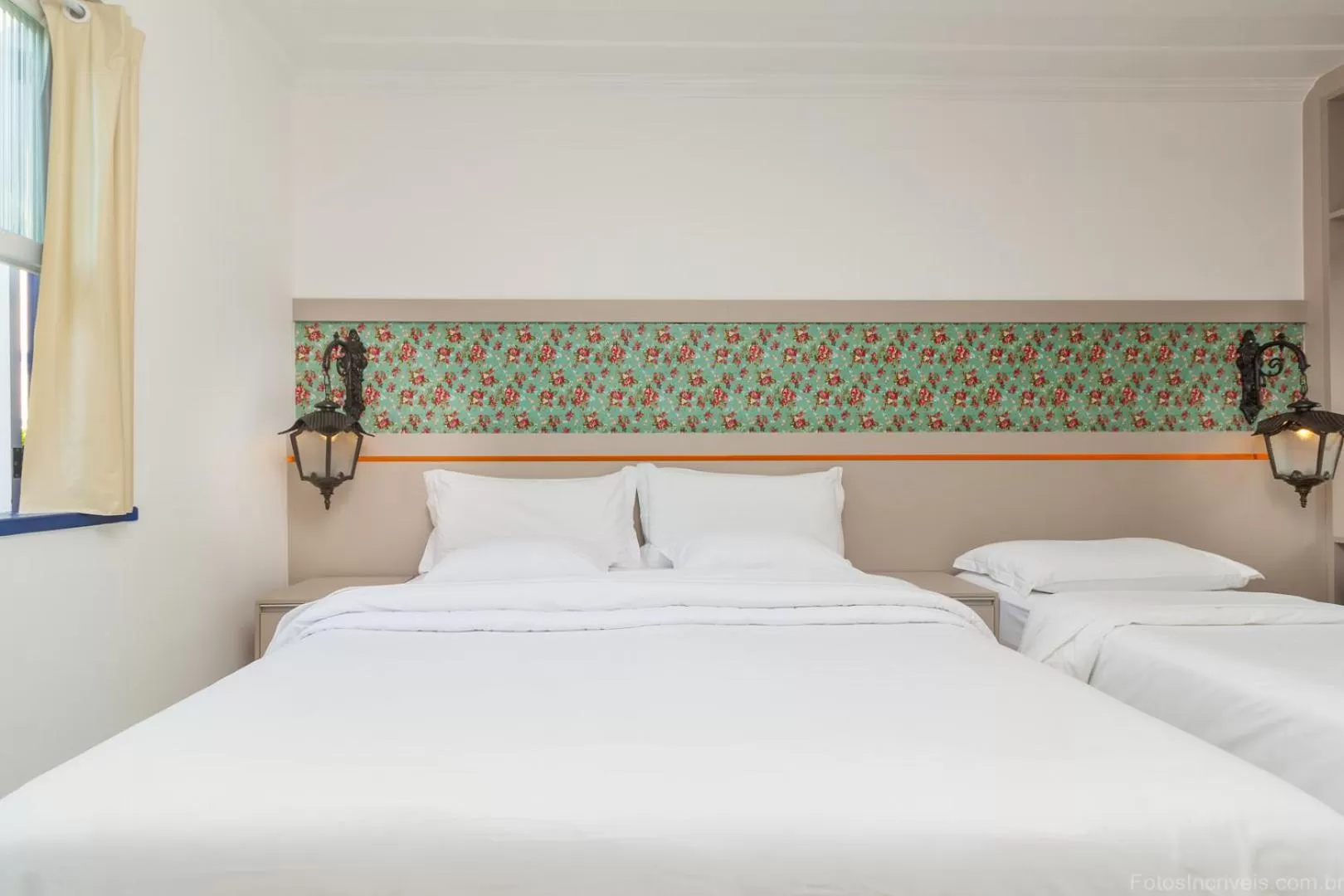 Bed in Pousada Aconchego